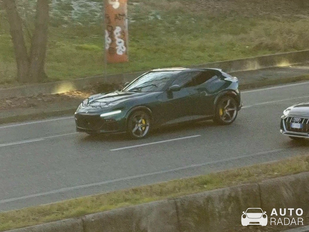 Ferrari Purosangue spotted in Milano, Italia