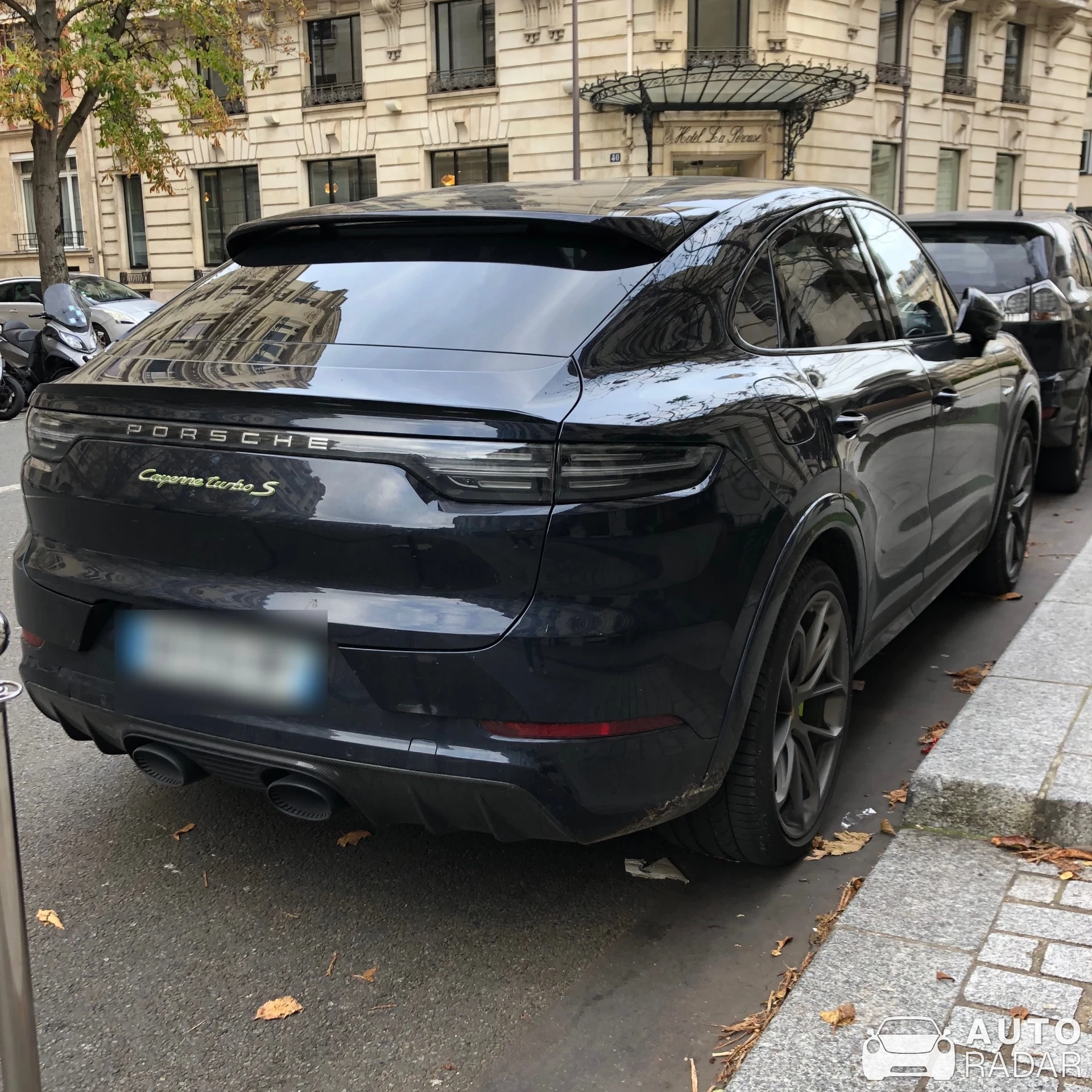 Porsche Cayenne Coupé Turbo S E-Hybrid spotted in Paris, France