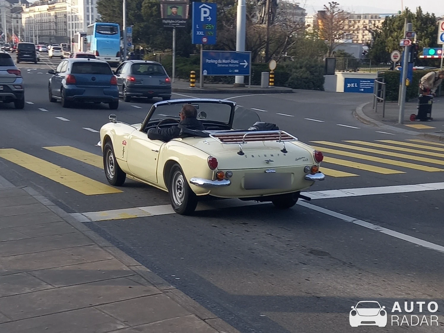 Triumph Spitfire Mark III spotted in Genève