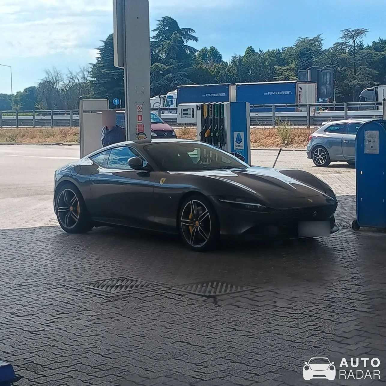 Ferrari Roma spotted in Cervignano del Friuli