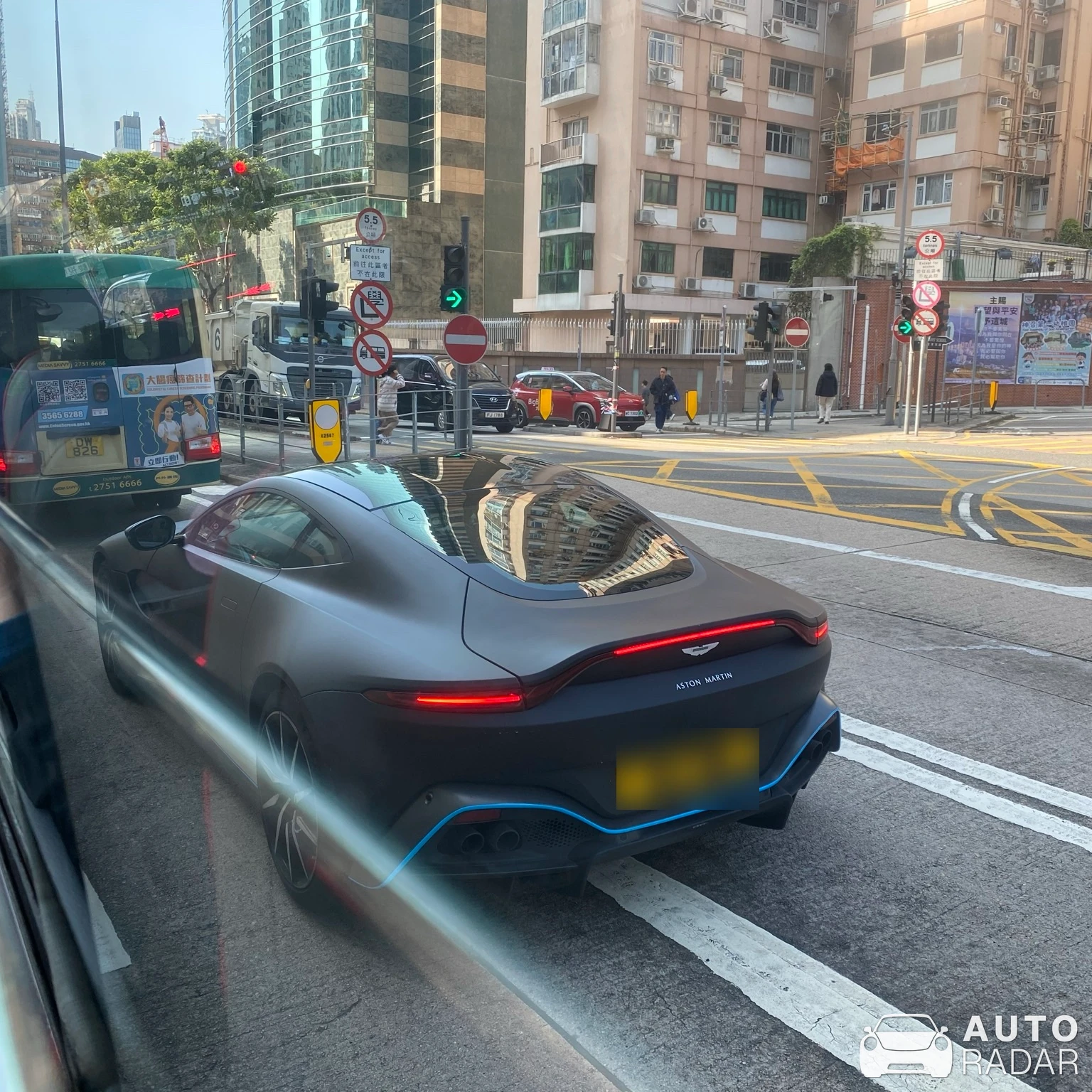 Aston Martin V8 Vantage spotted in Kowloon, Hong Kong