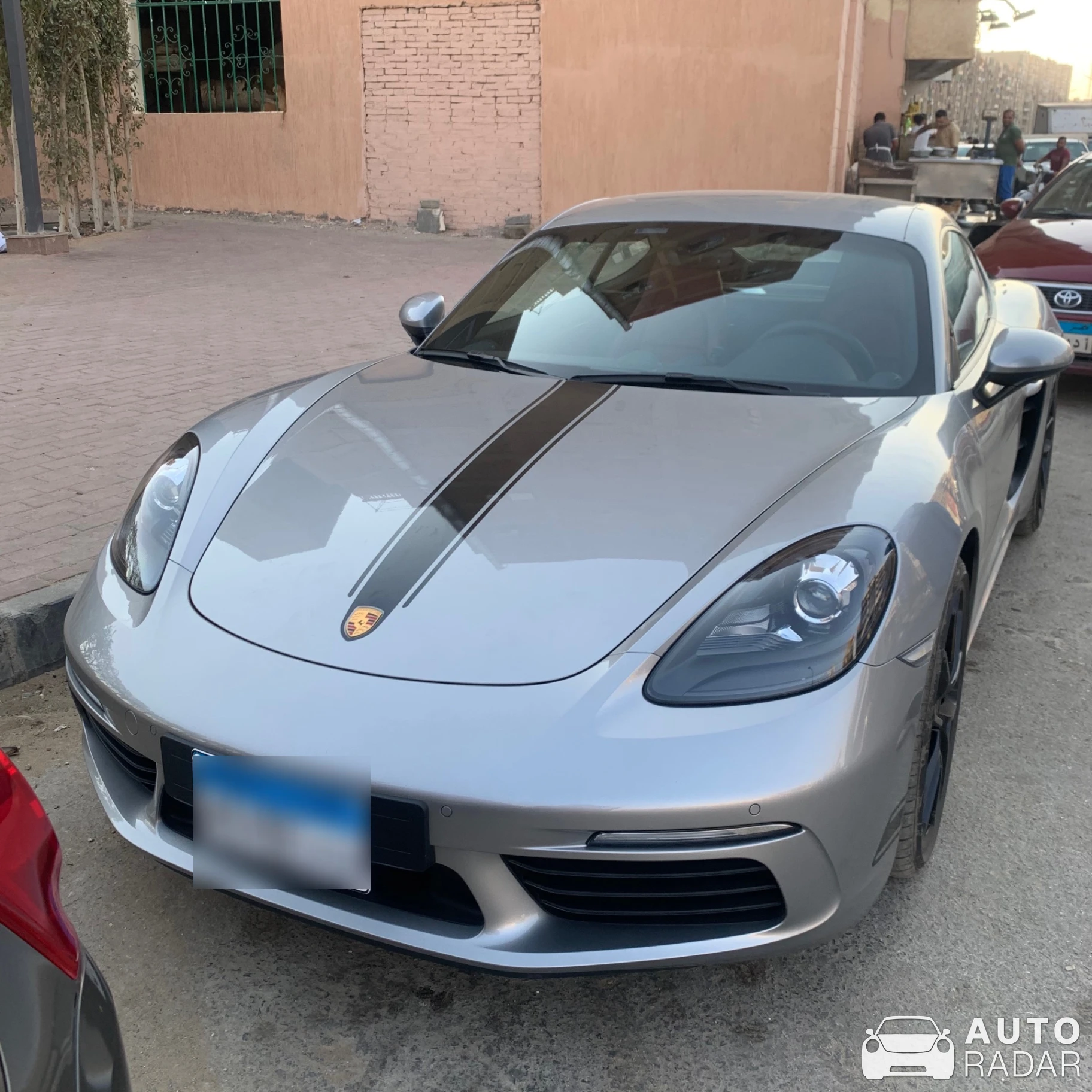 Porsche 718 Cayman spotted in El Mokattam, Egypt