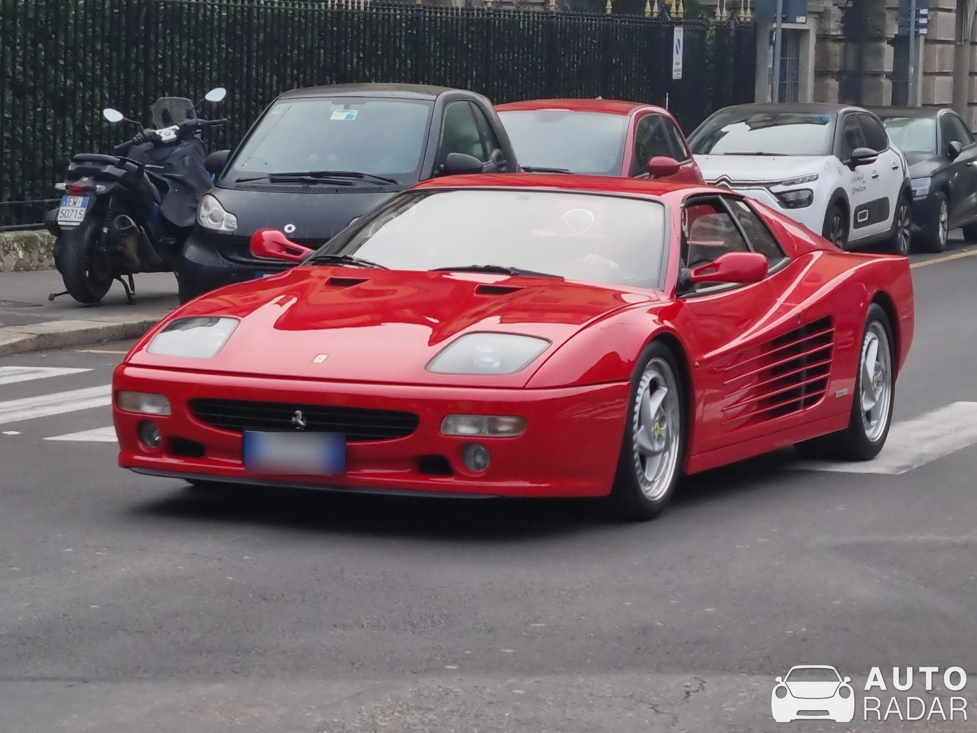 Ferrari F512M spotted in Milano, Italia