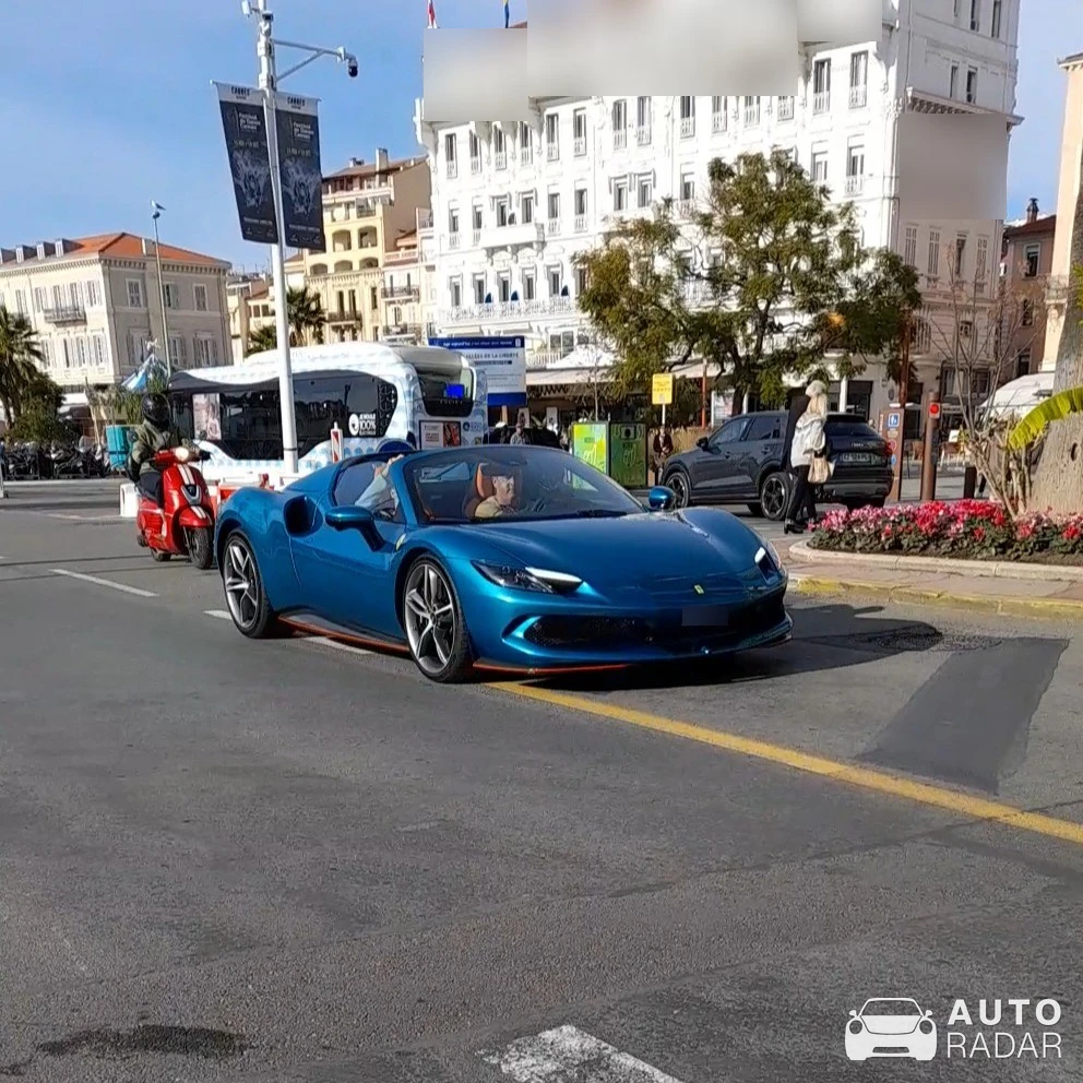 Ferrari 296 GTS spotted in Cannes, France