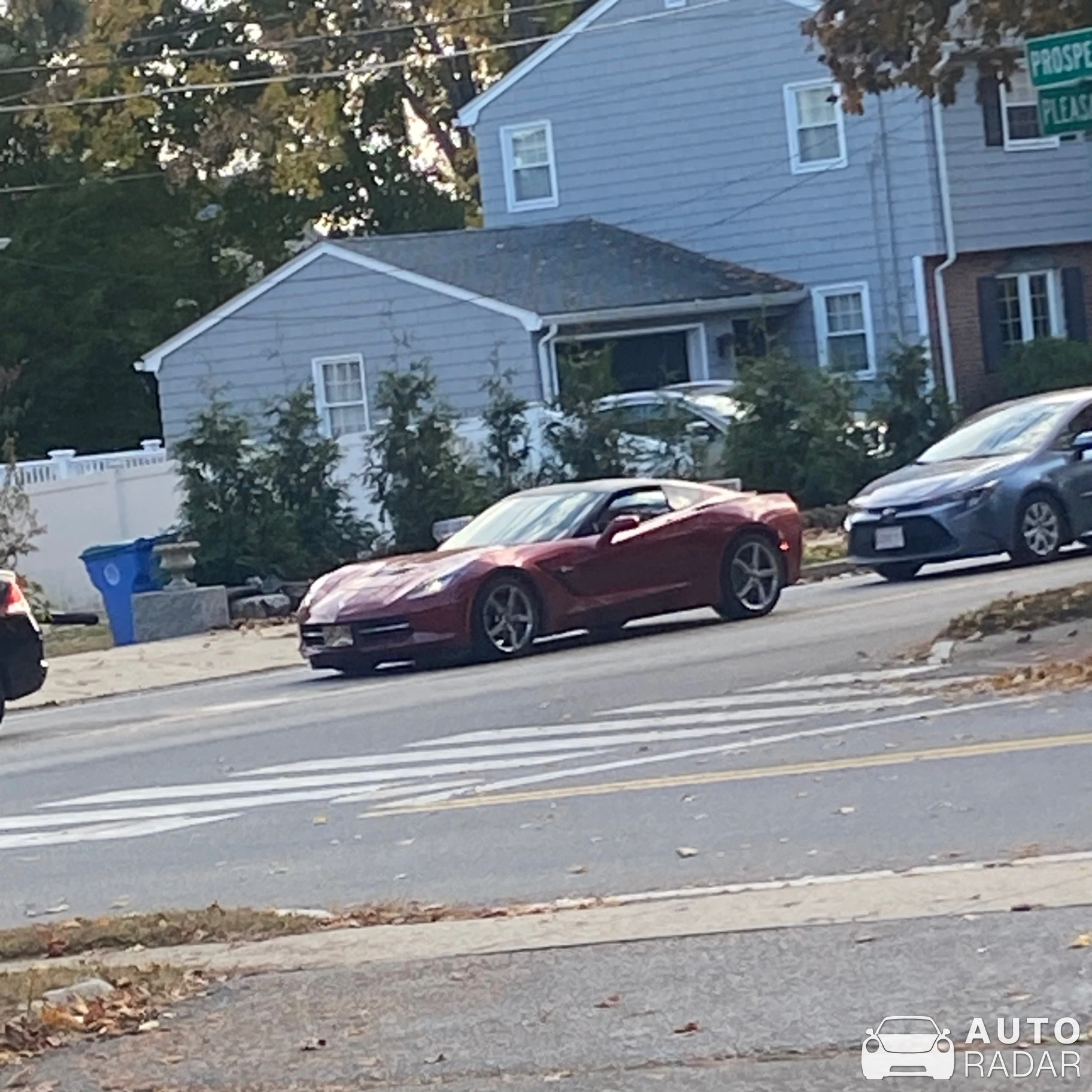 Chevrolet Corvette C7 Stingray spotted in Belmont, United States