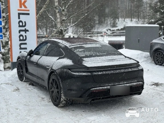 Porsche Taycan spotted in Pori