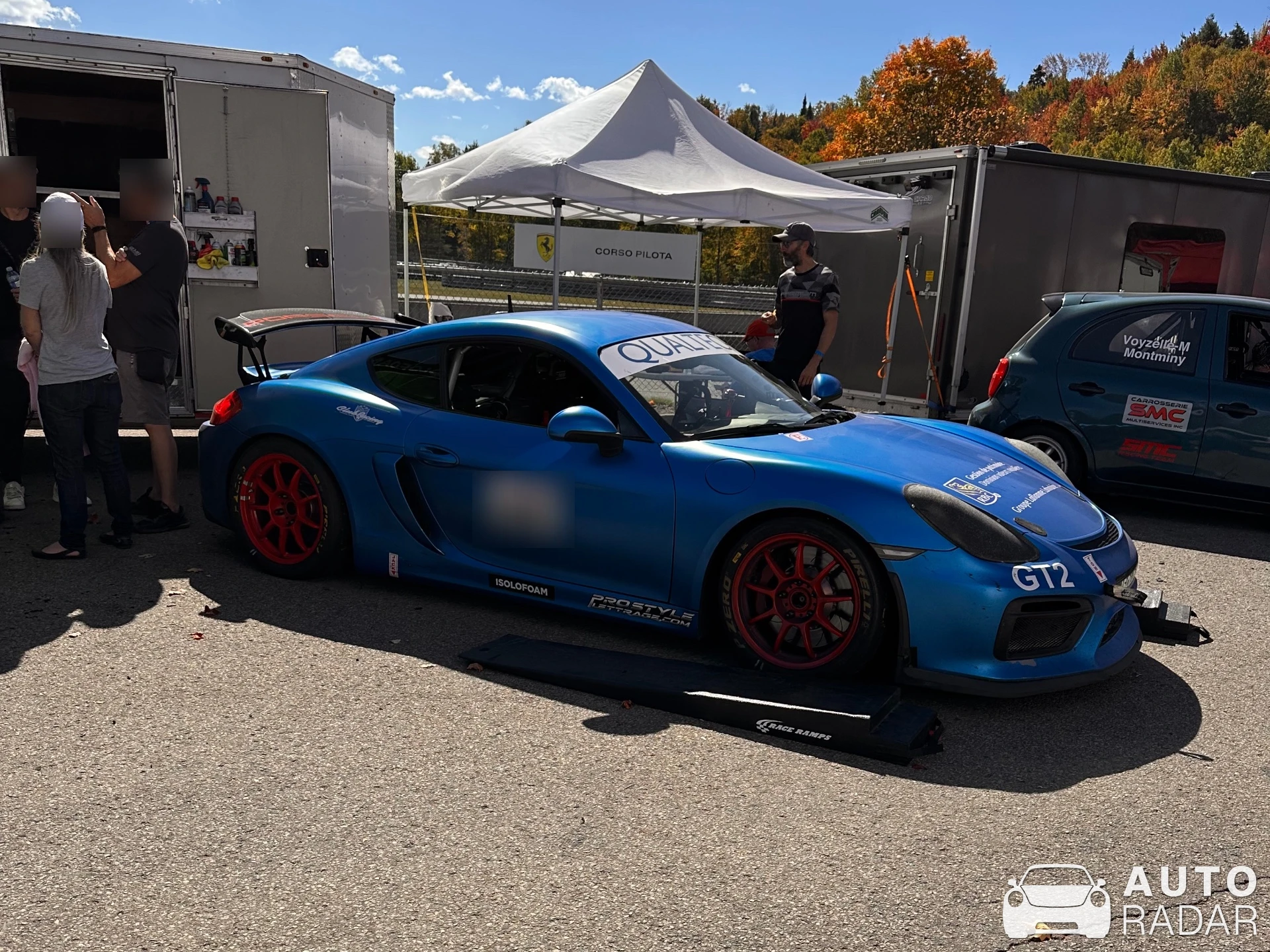 Porsche 718 Cayman GT4 Clubsport MR spotted in Mont-Tremblant
