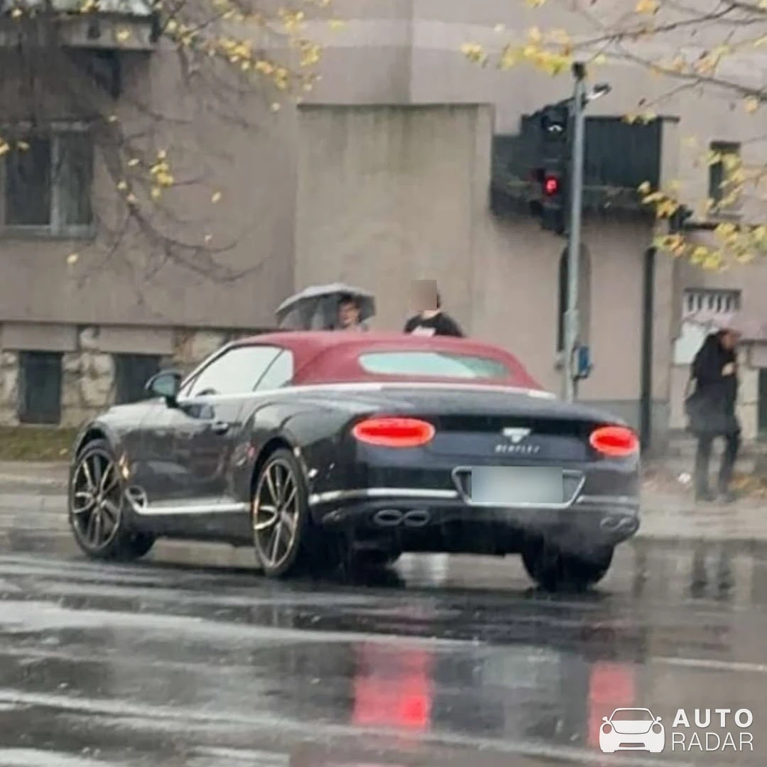 Bentley Continental Convertible spotted in Ljubljana