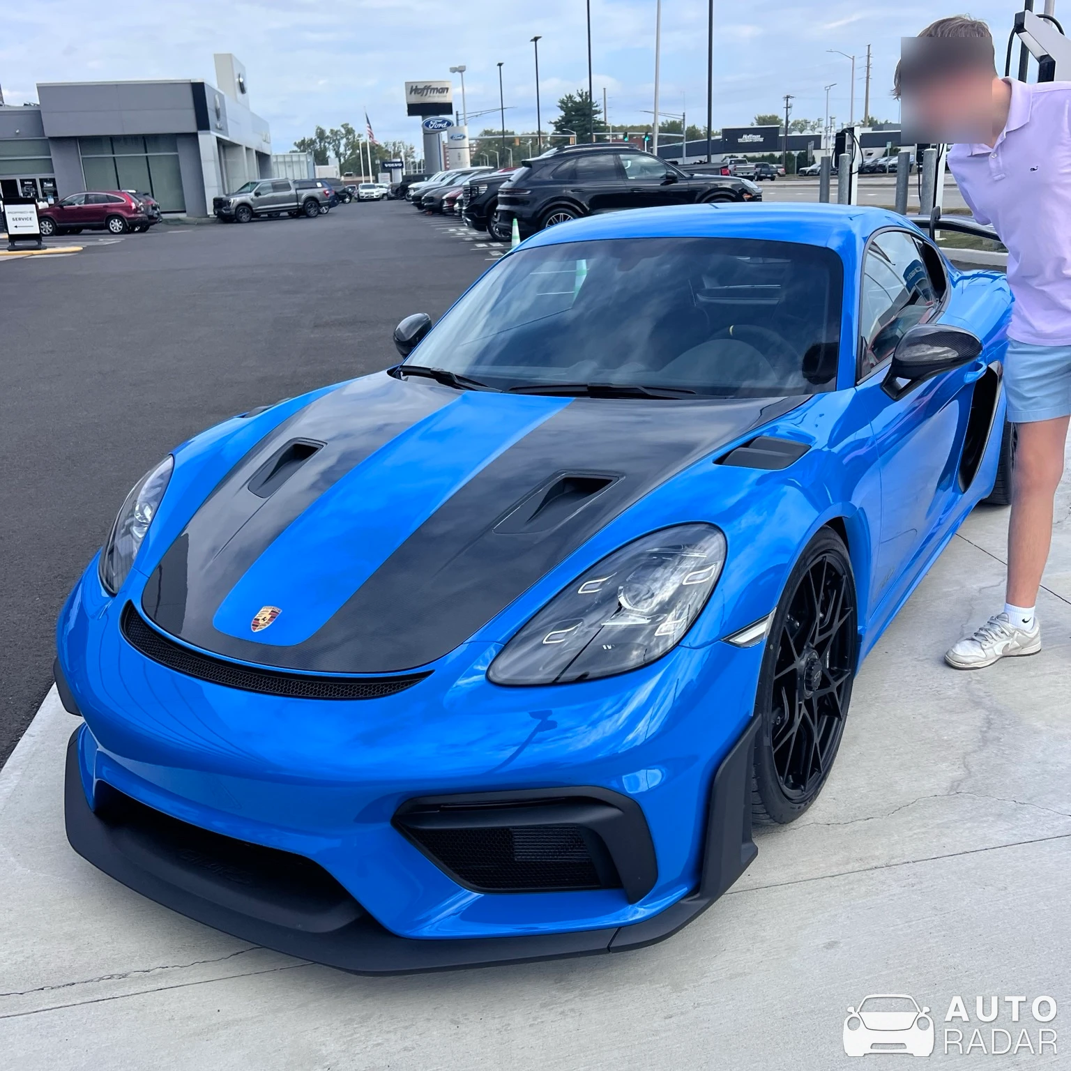 Porsche 718 Cayman GT4 RS spotted in Rye