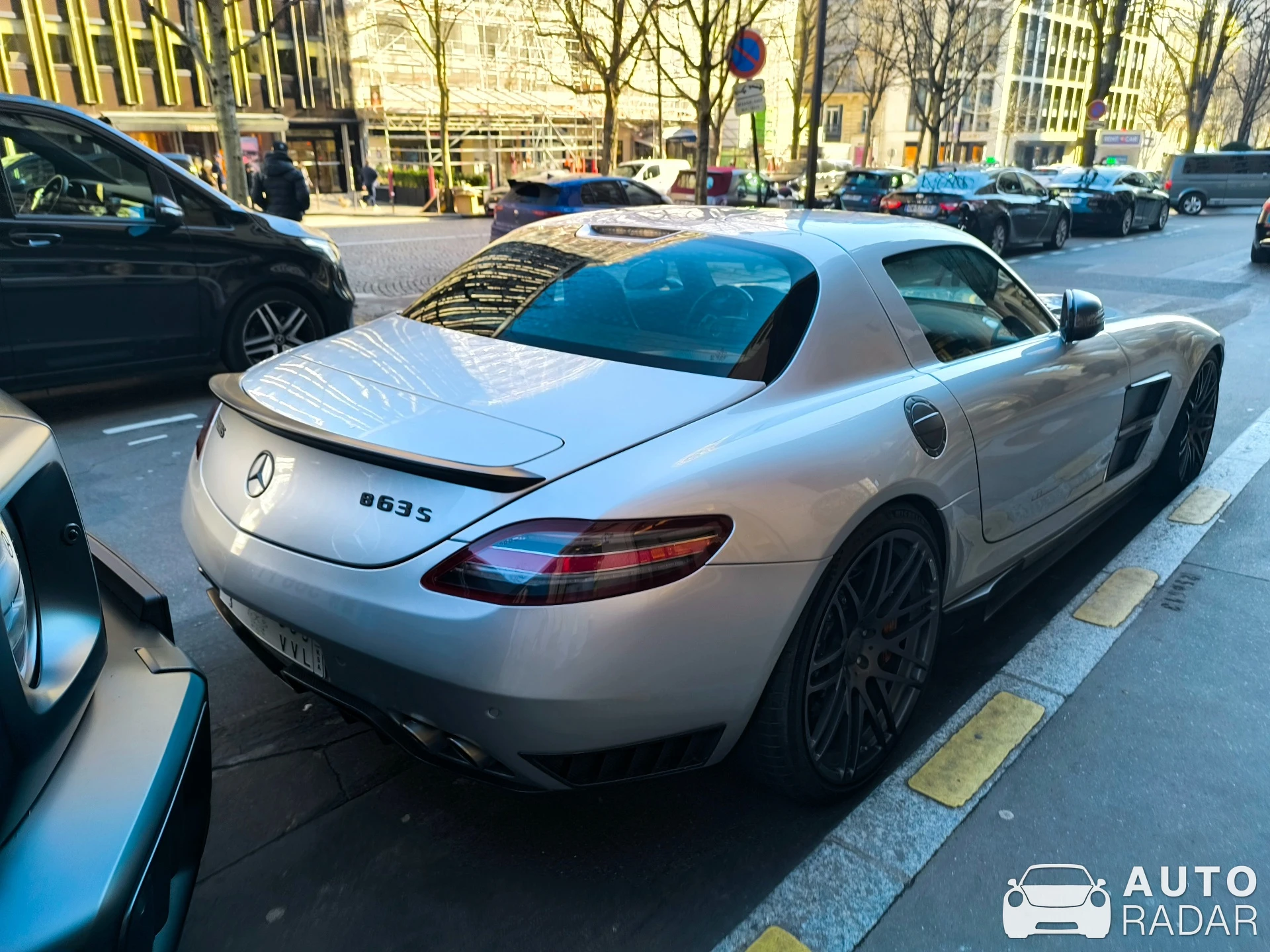 Mercedes-Benz Brabus SLS B63S spotted in Paris, France