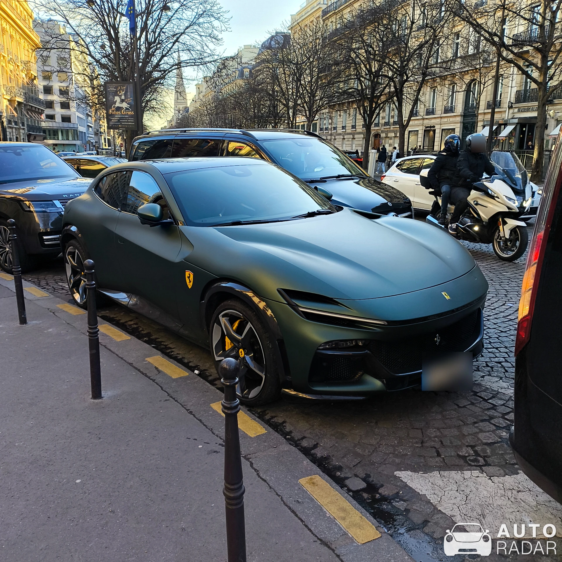 Ferrari Purosangue spotted in Paris, France