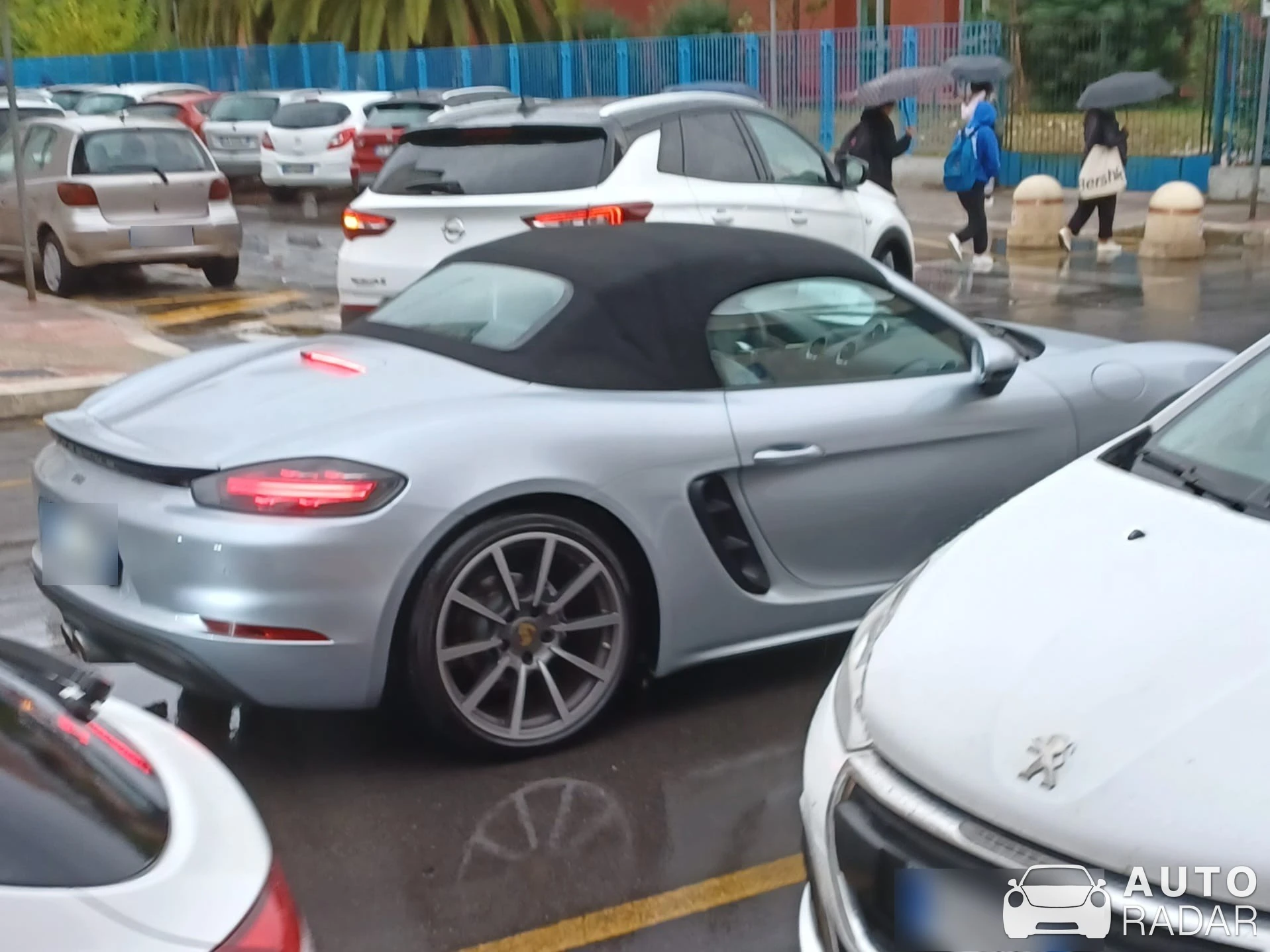 Porsche 718 Boxster spotted in Bari, Italy
