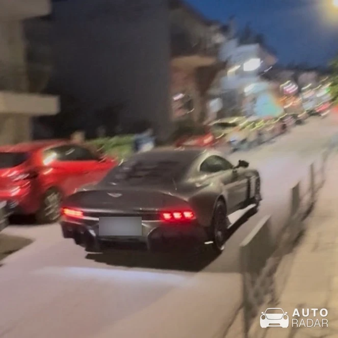 Aston Martin Valour spotted in Oreokastro, Greece