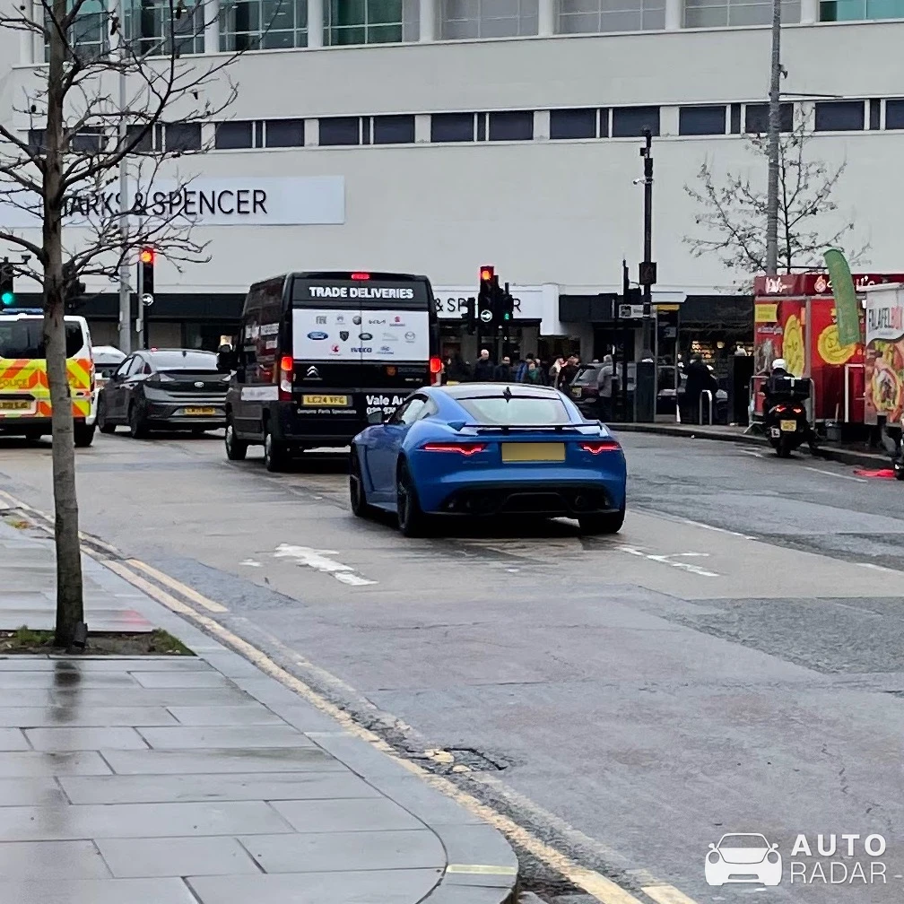 Jaguar F-Type SVR Coupé spotted in Greater London, United Kingdom