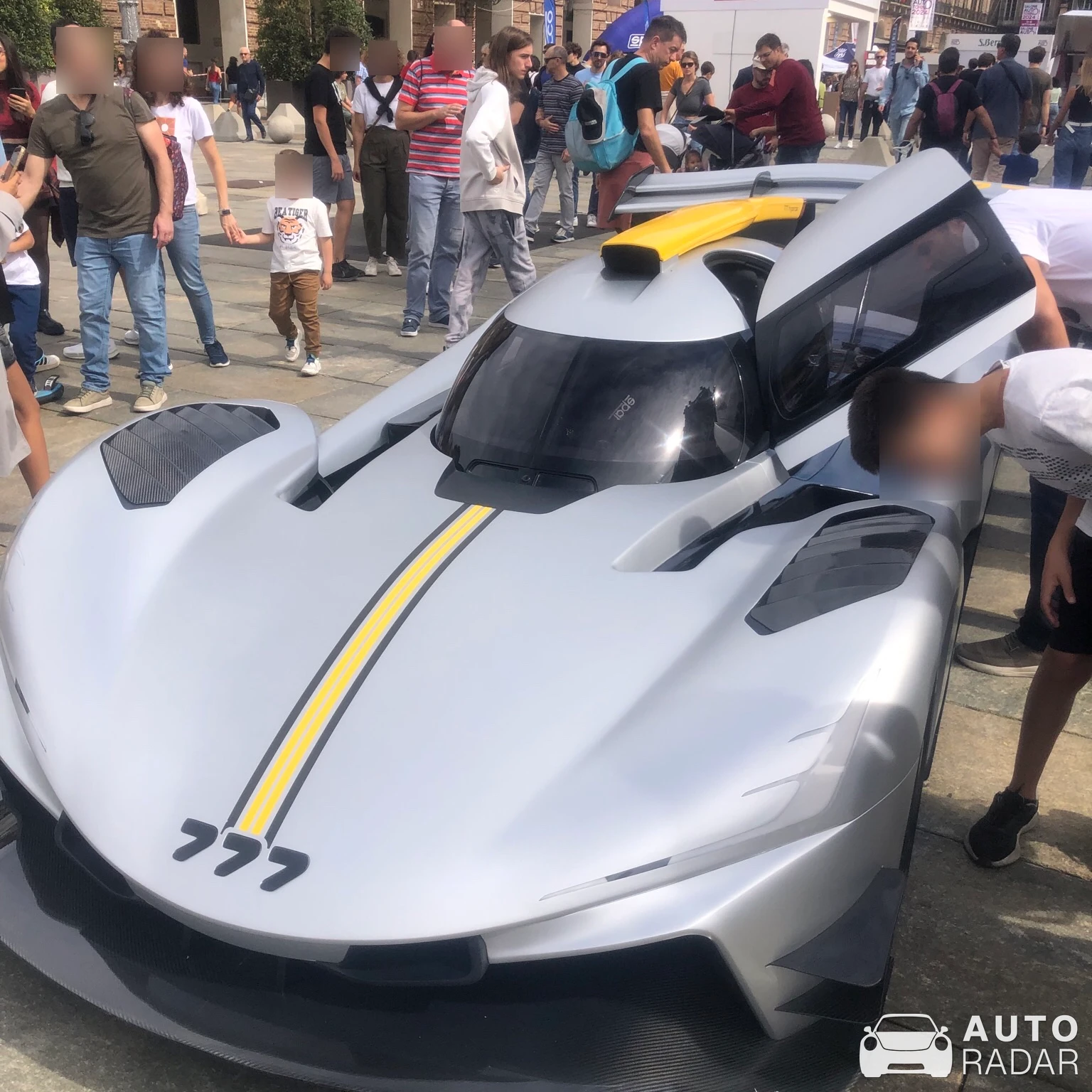 777 Motors 777 Hypercar spotted in Torino
