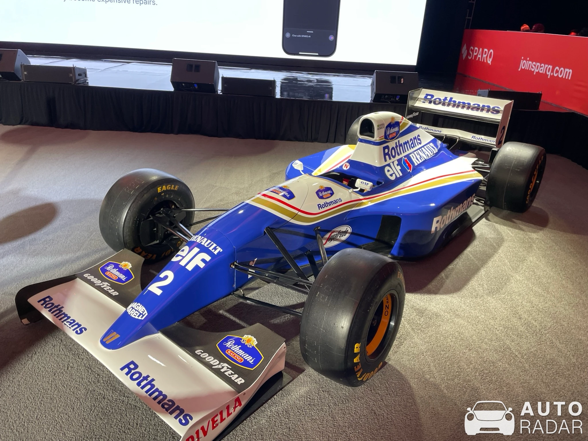 Williams FW16 spotted in Los Angeles