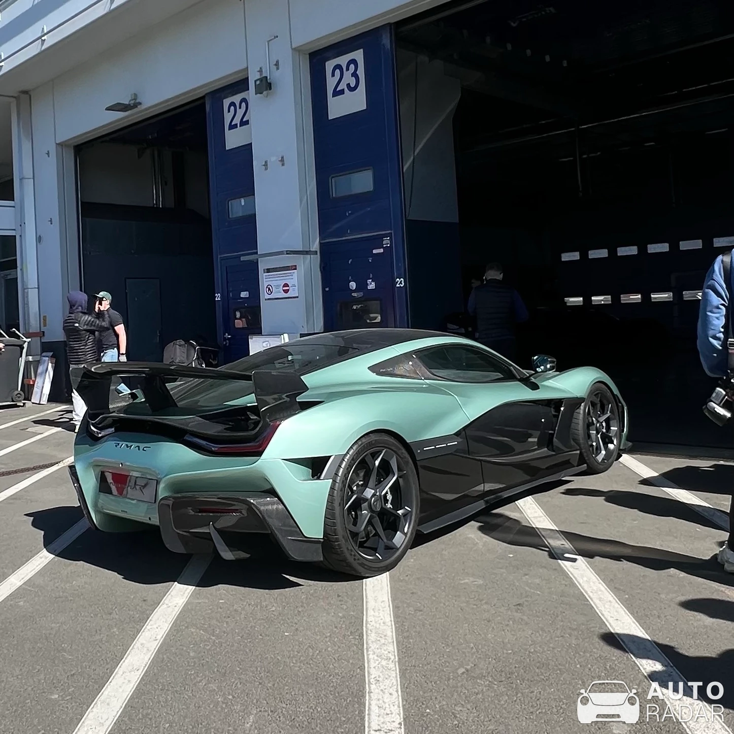 Rimac Nevera R spotted in Nürburg