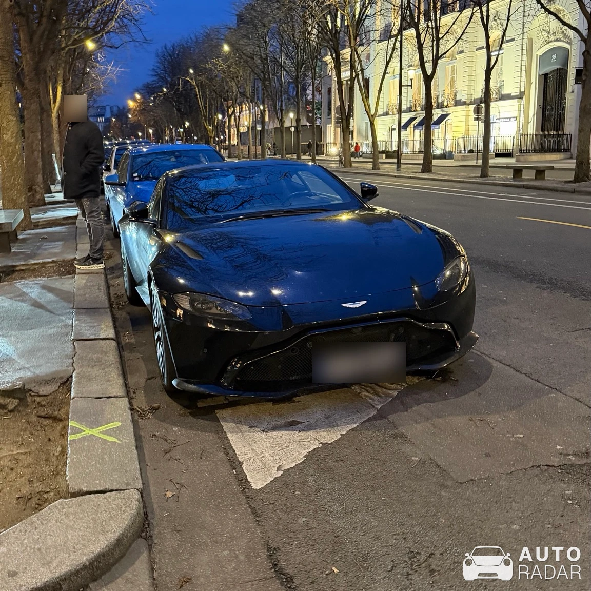 Aston Martin V8 Vantage spotted in Paris, France