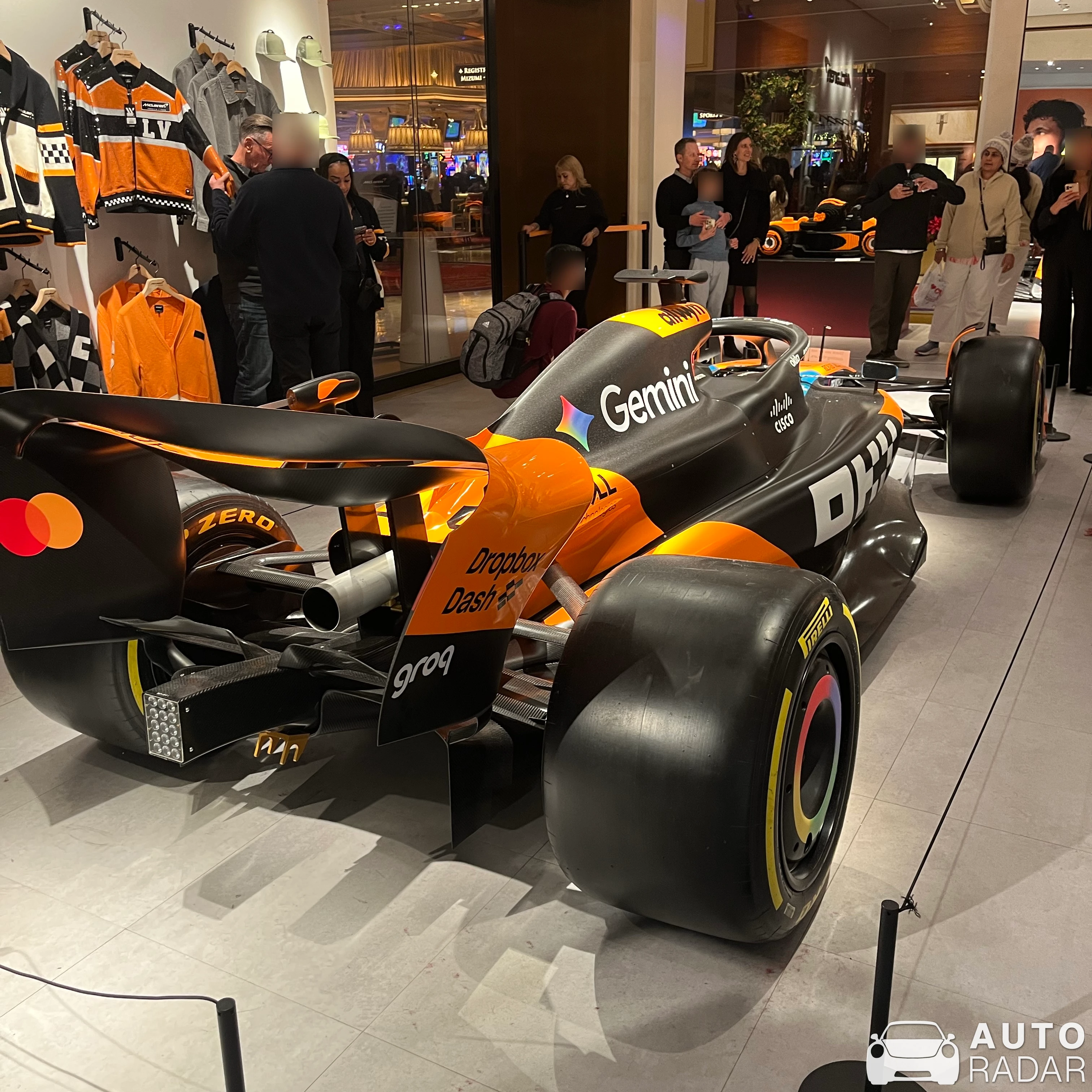 McLaren MCL36 spotted in Paradise