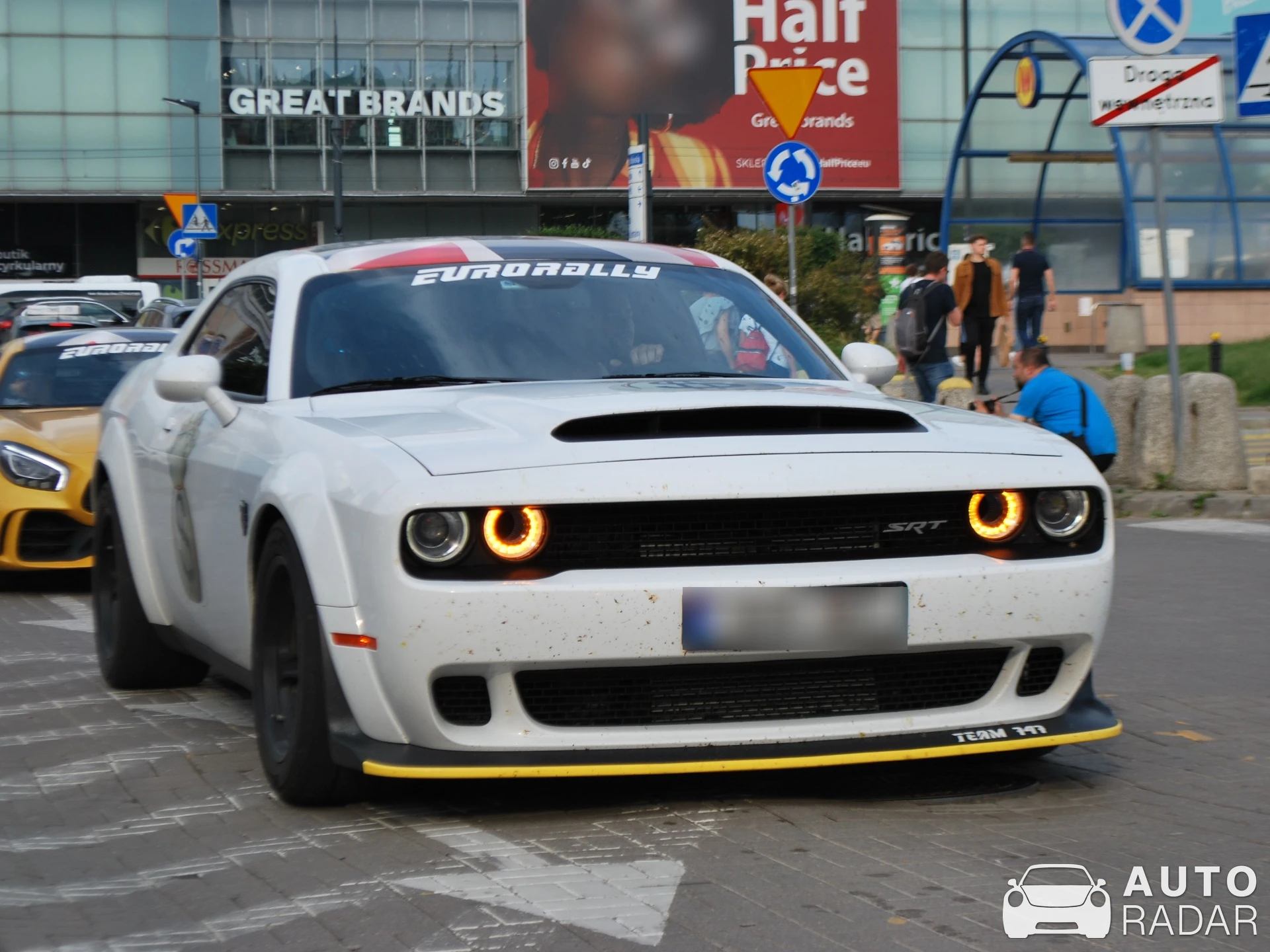 Dodge Challenger SRT Demon spotted in Warszawa, Poland