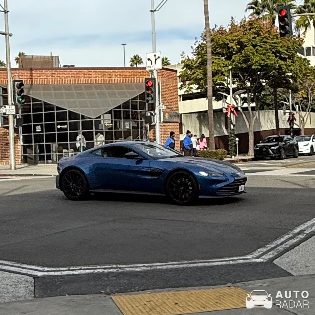 Aston Martin V8 Vantage spotted in Beverly Hills, United States