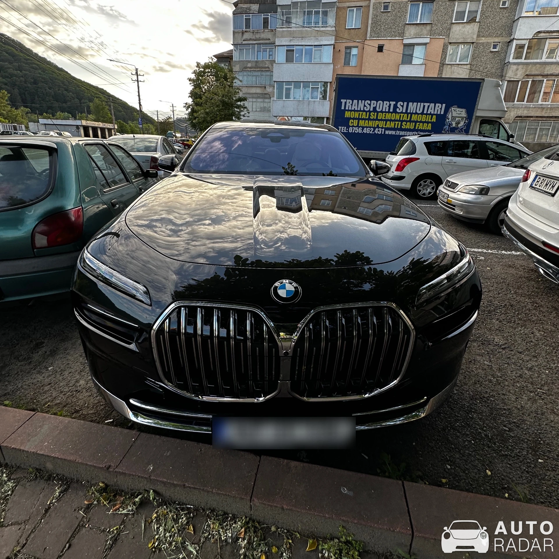 BMW i7 M70 G70 spotted in Piatra Neamț, Romania