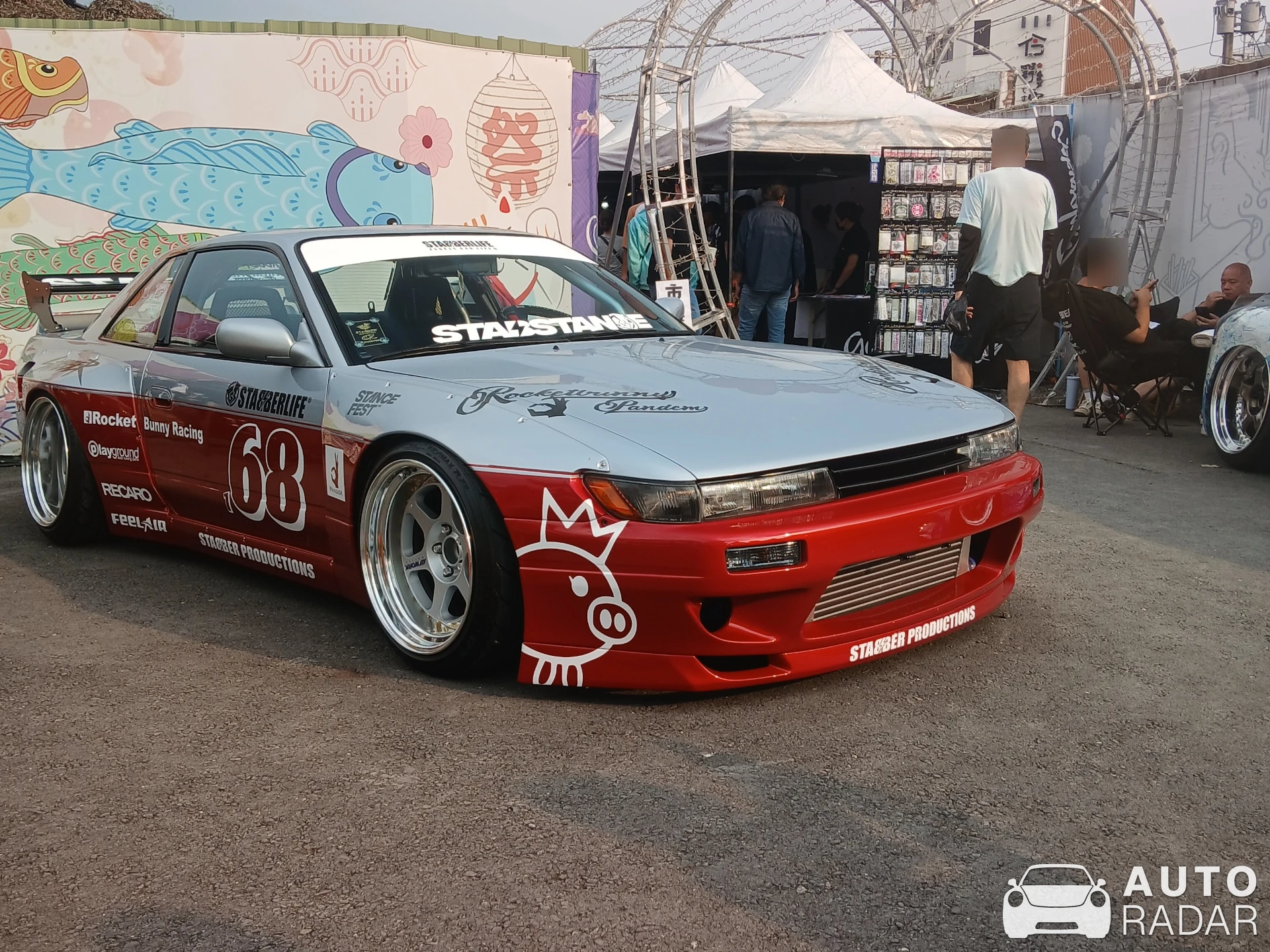 Nissan Silvia S14 Rocket Bunny V2 spotted in 潮州鎮, Taiwan