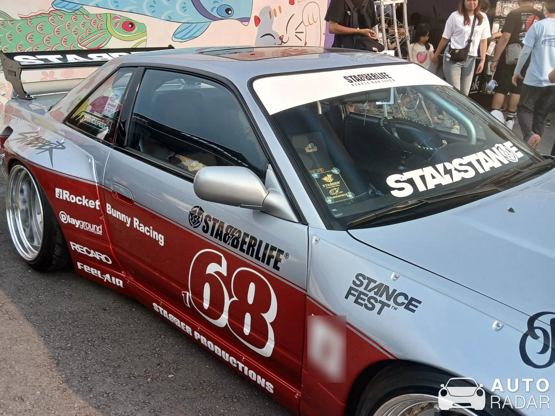 Nissan Silvia S14 Rocket Bunny V2 spotted in 潮州鎮