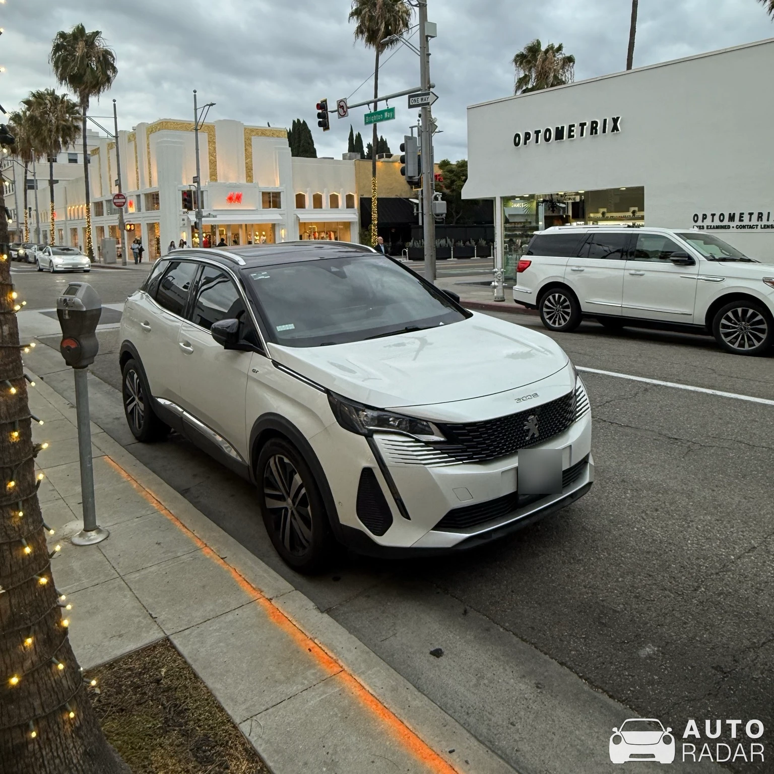 Peugeot 3008 spotted in Beverly Hills, United States