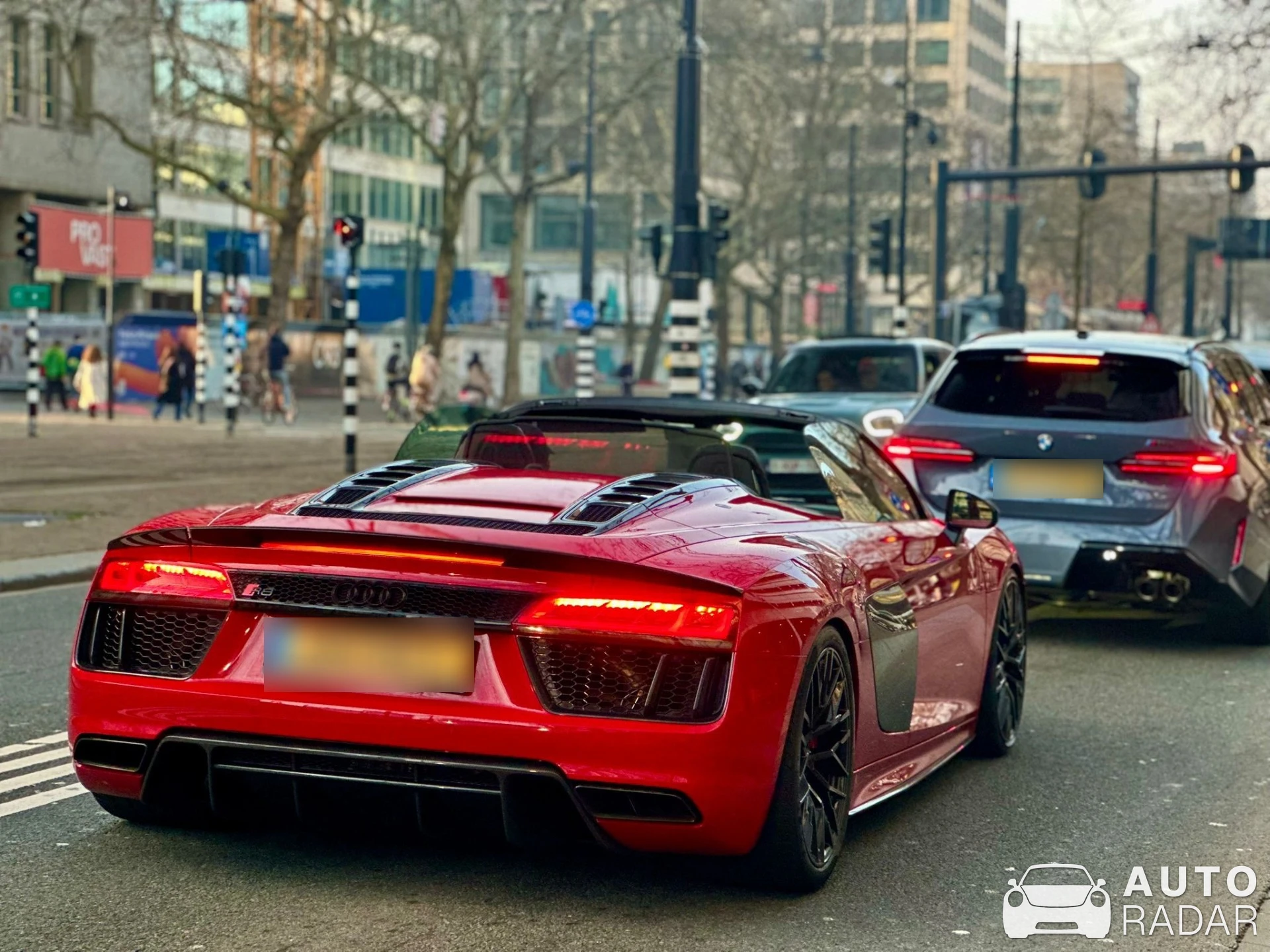 Audi R8 V10 Plus Spyder 2017 spotted in Rotterdam
