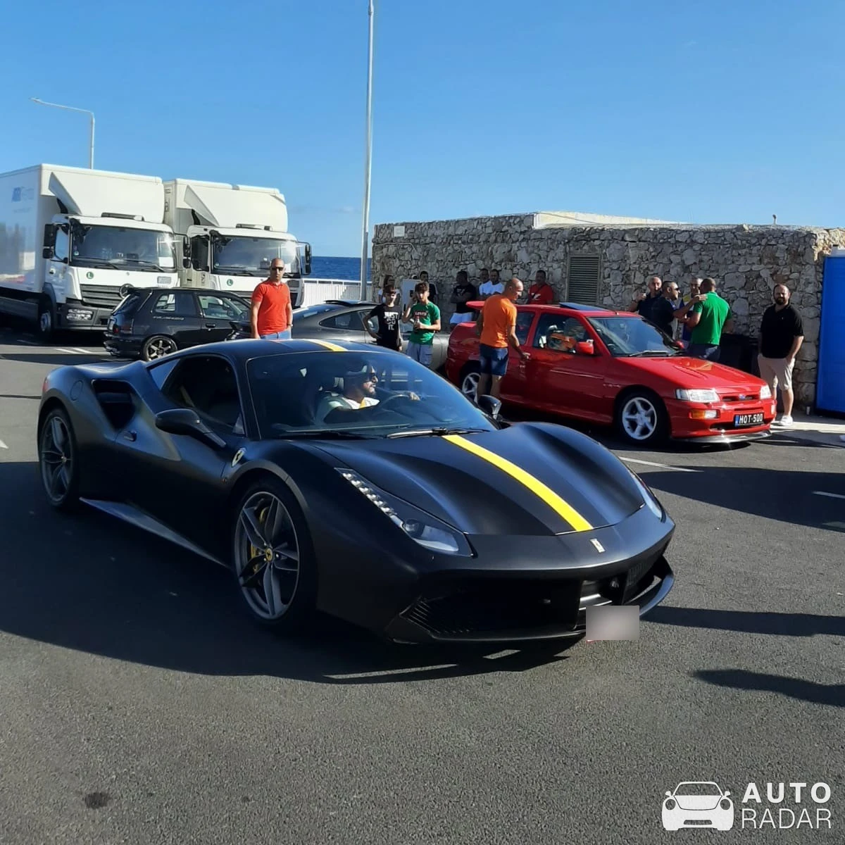 Ferrari 488 GTB spotted in Valletta, Malta
