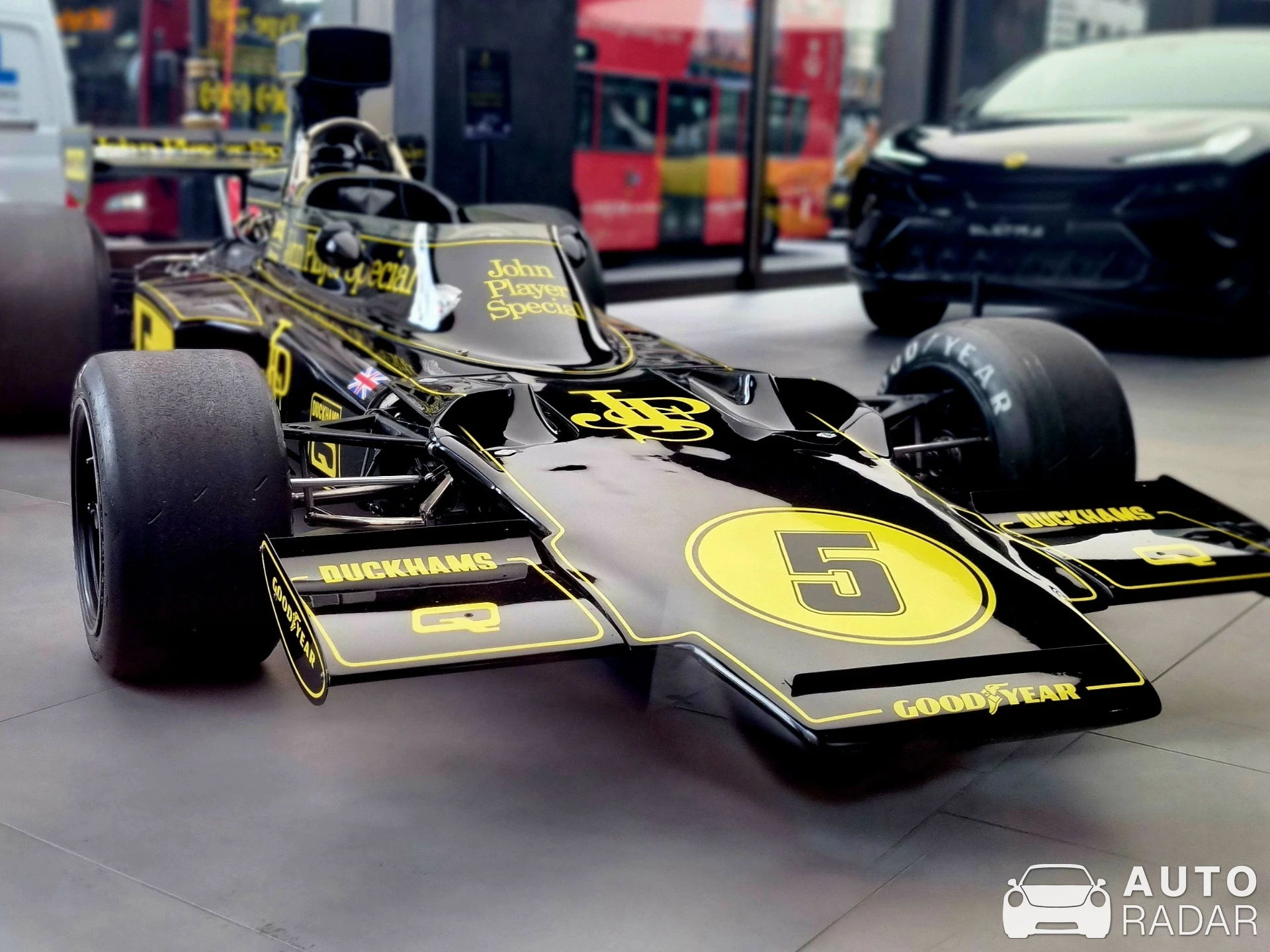 Lotus 72 spotted