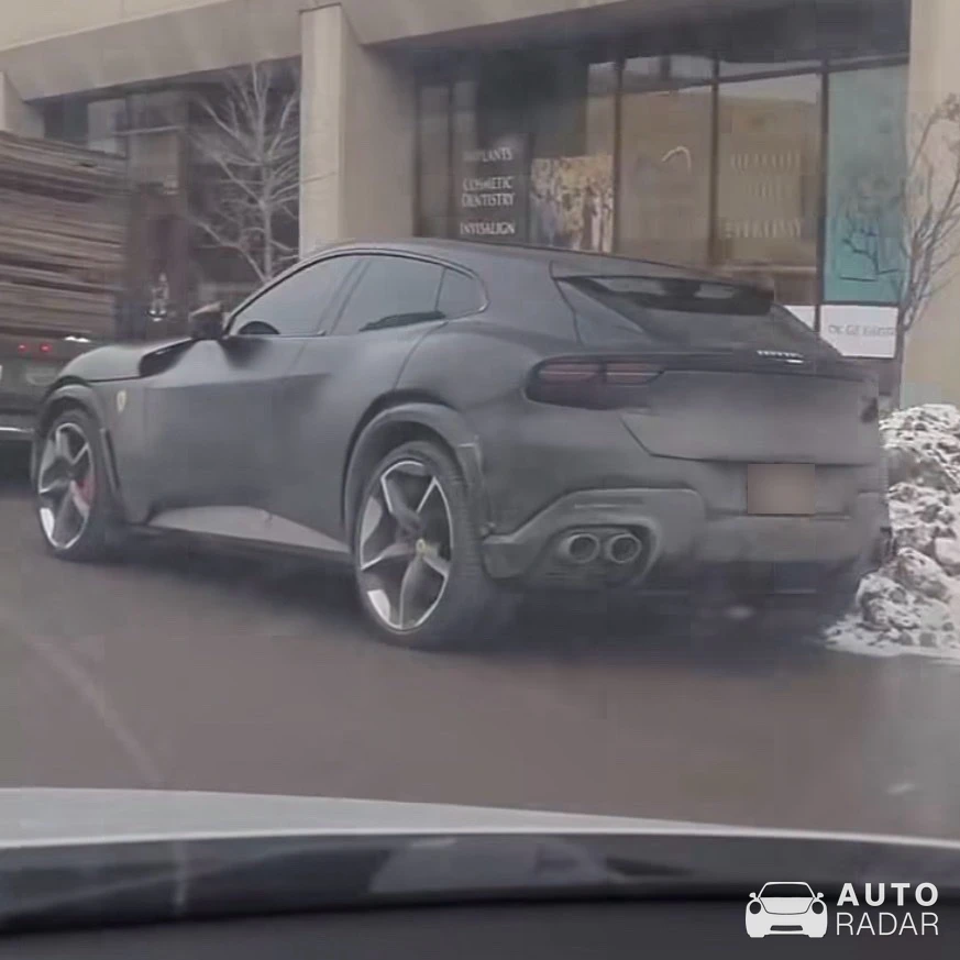 Ferrari Purosangue spotted in Calgary, Canada