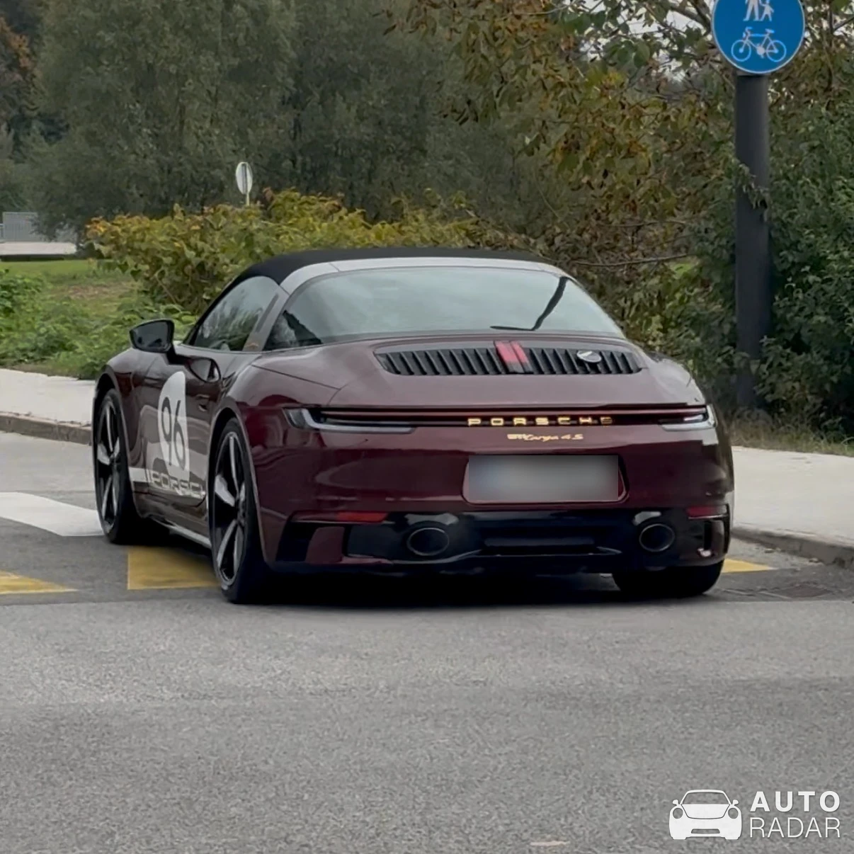 Porsche 992 Targa 4S Heritage Design Edition spotted in Ljubljana, Slovenia