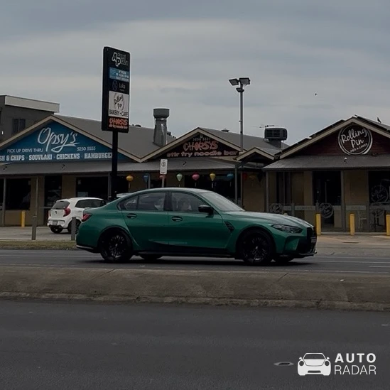 BMW M3 G80 Sedan Competition spotted in Leopold, Australia