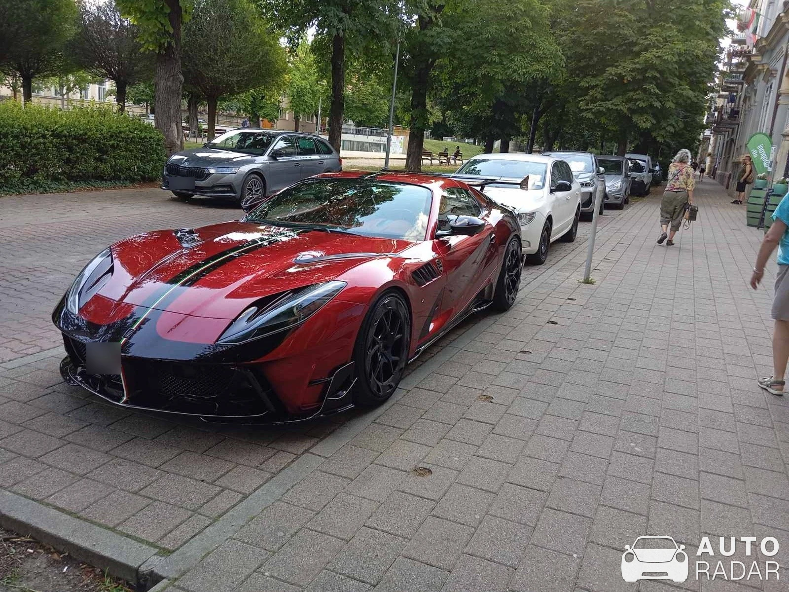 Ferrari 812 Superfast Mansory Stallone spotted in Budapest
