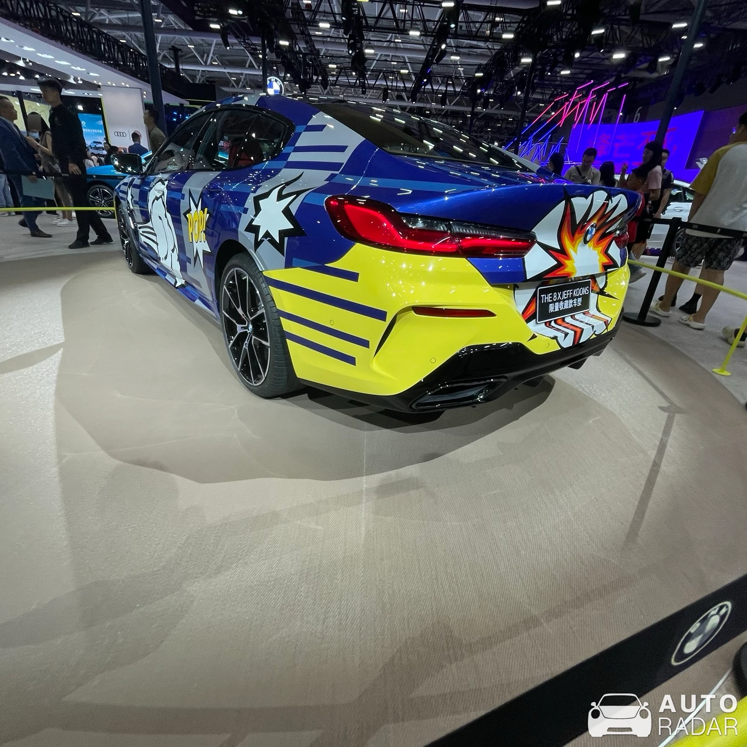 BMW M850i G16 Gran Coupé 'The 8 x Jeff Koons' spotted in Shenzhen