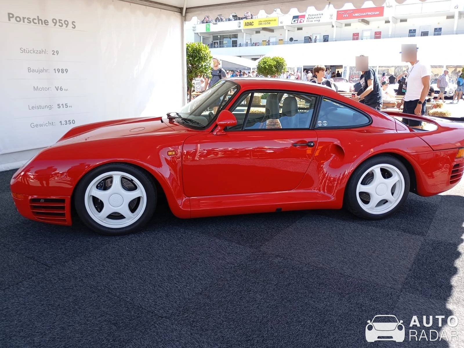 Porsche 959 spotted in Nürburg, Germany