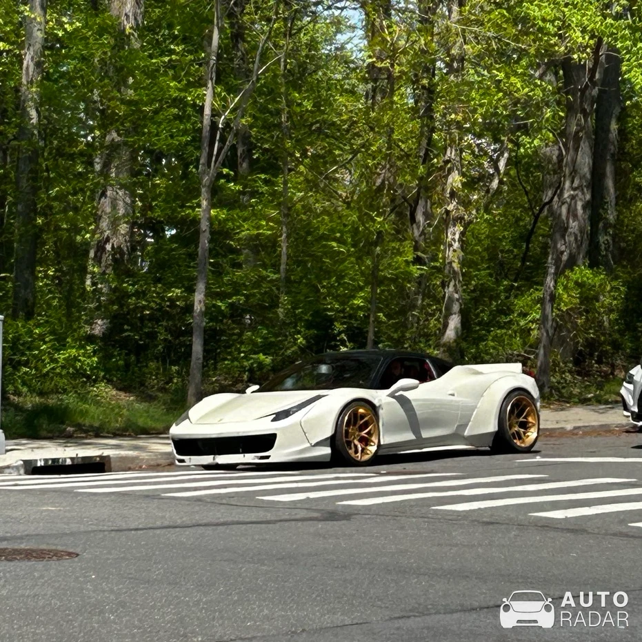 Ferrari 458 Spider Liberty Walk Widebody spotted