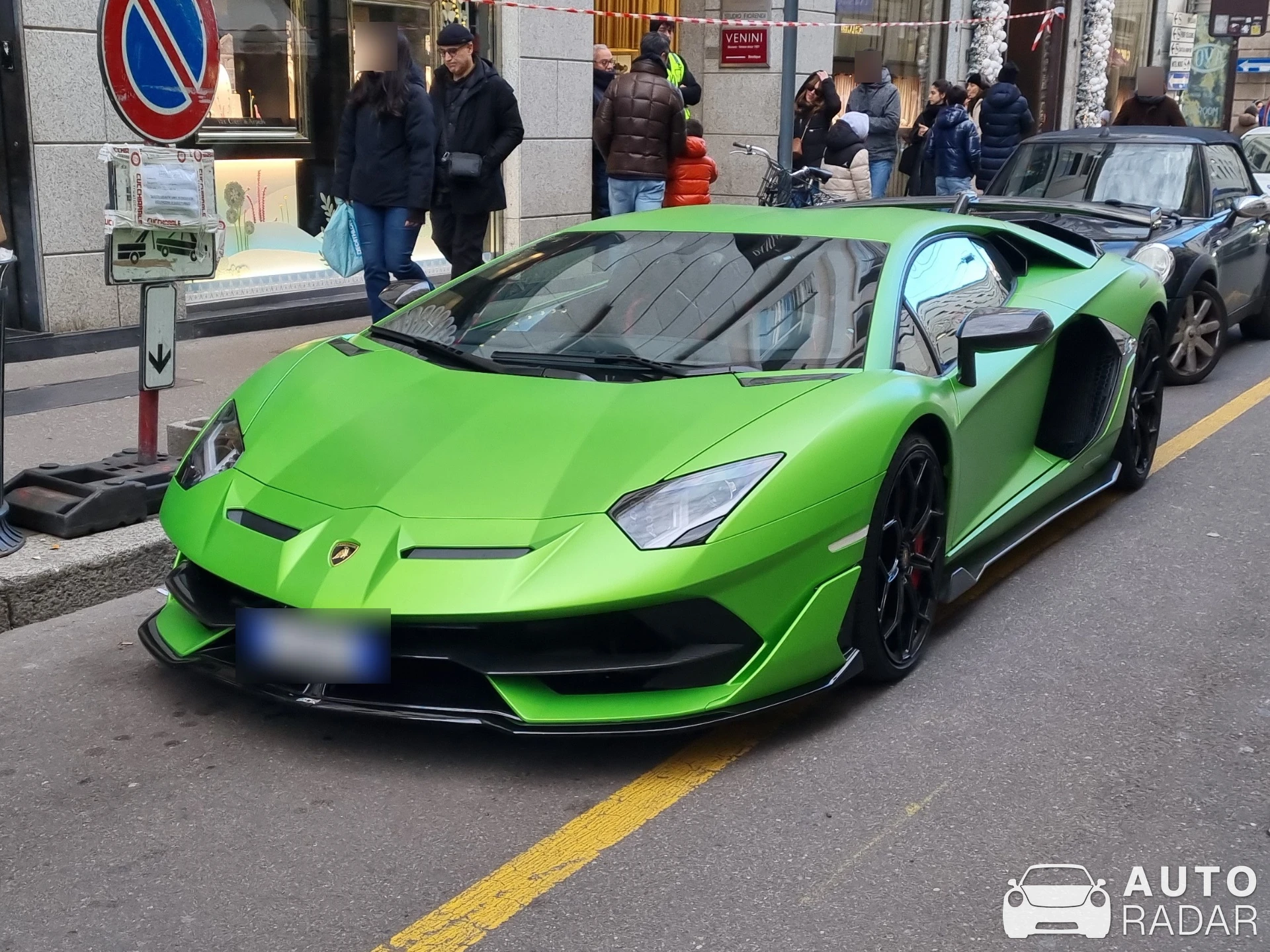 Lamborghini Aventador LP770-4 SVJ spotted in Milano, Italia