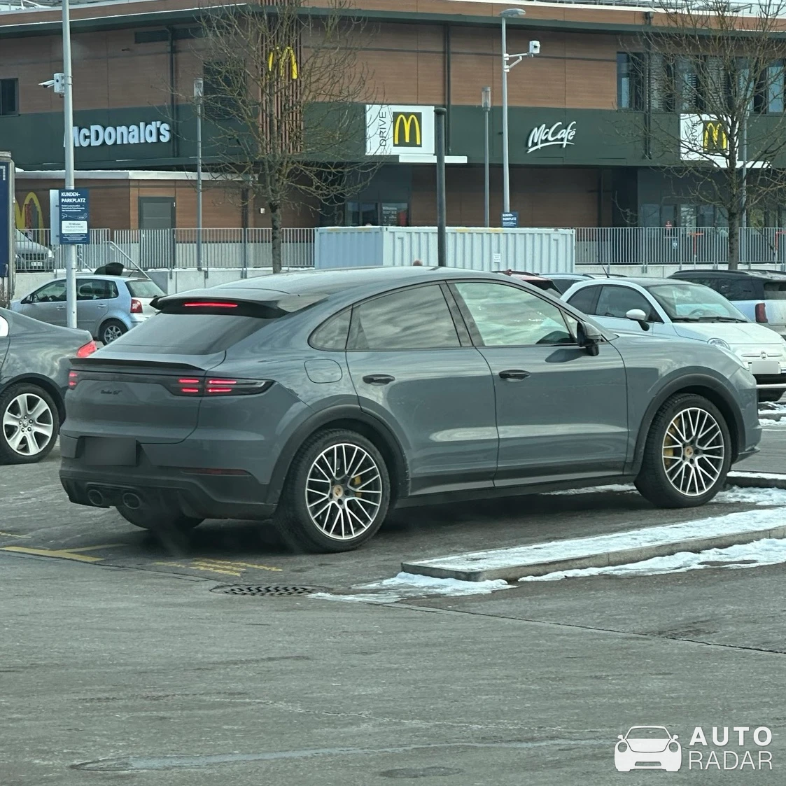 Porsche Cayenne Coupé Turbo GT spotted in Embrach, Schweiz