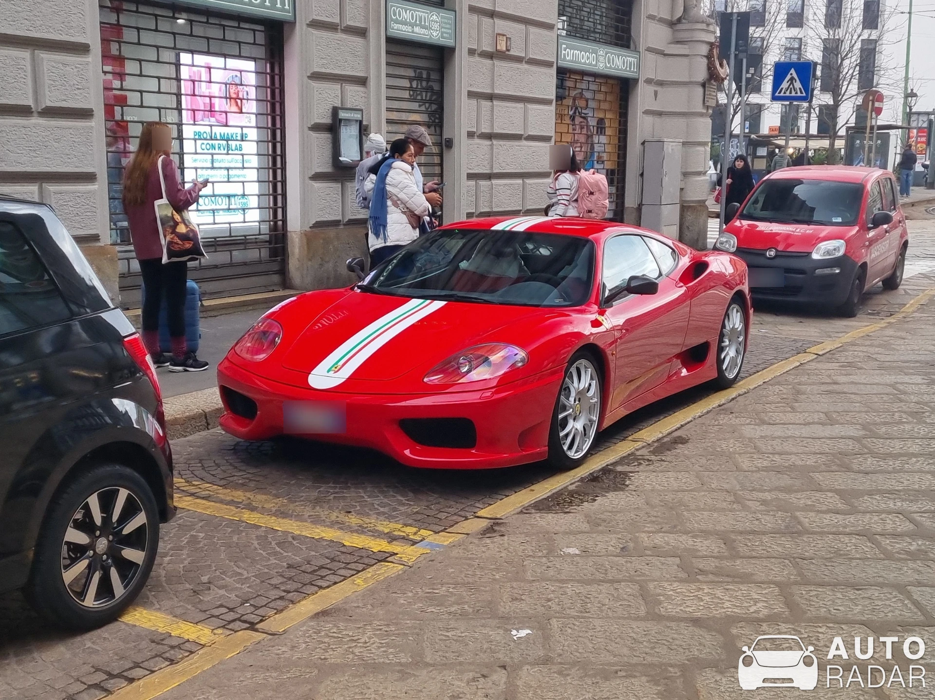 Ferrari 360 Challenge Stradale spotted in Milano