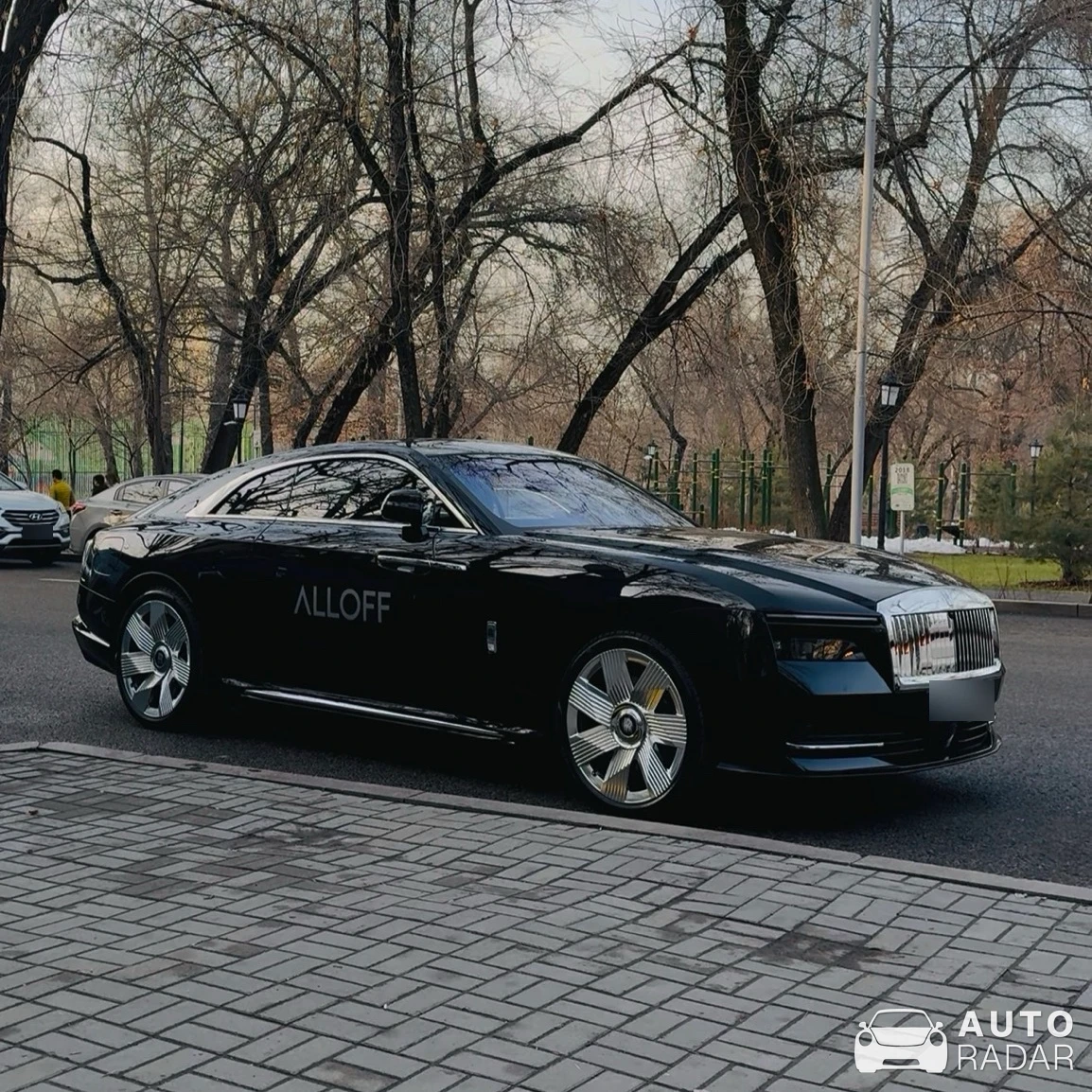 Rolls-Royce Spectre spotted in Almaty