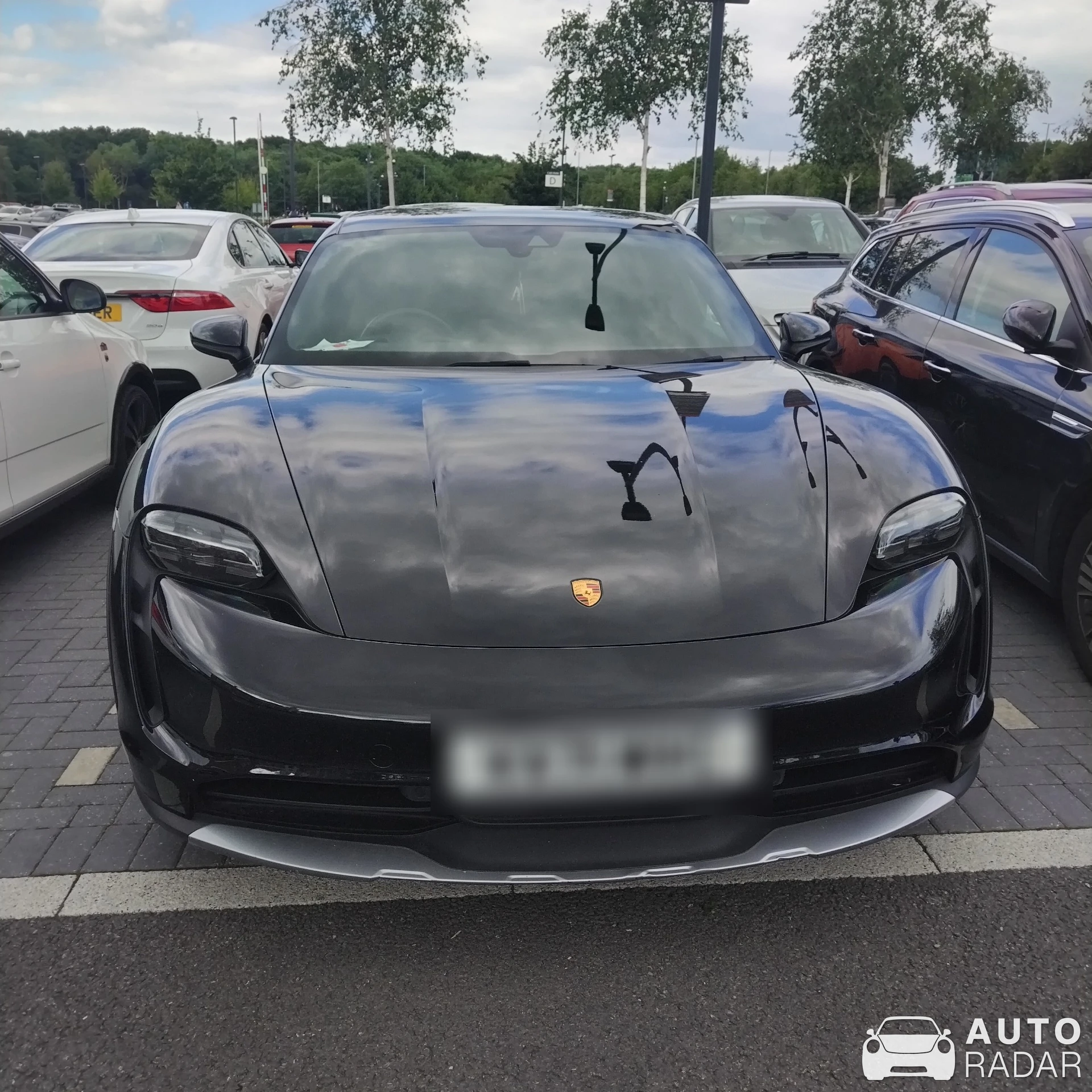 Porsche Taycan 4S spotted in Staffordshire, United Kingdom