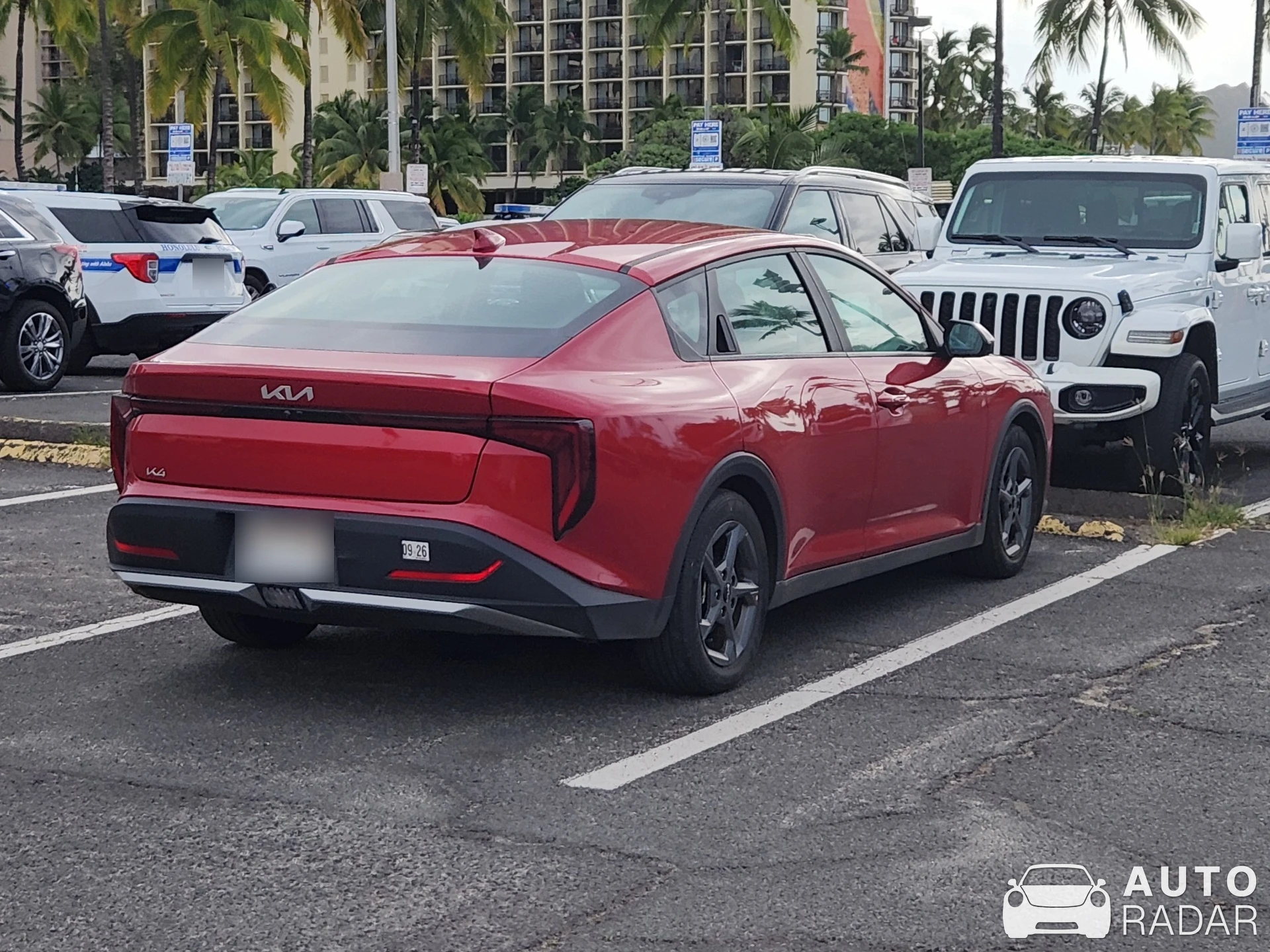 Kia K4 spotted in Honolulu