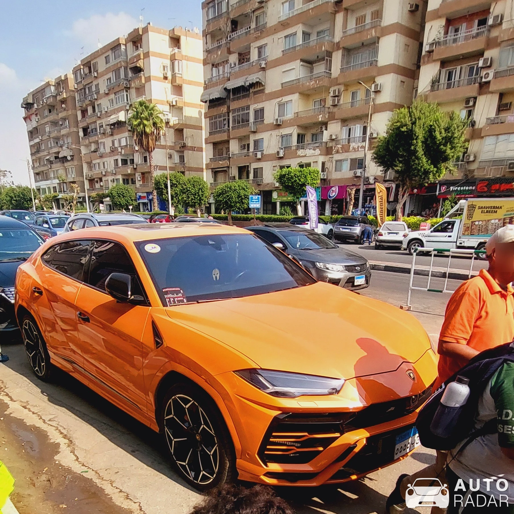 Lamborghini Urus spotted in El Nozha, Egypt