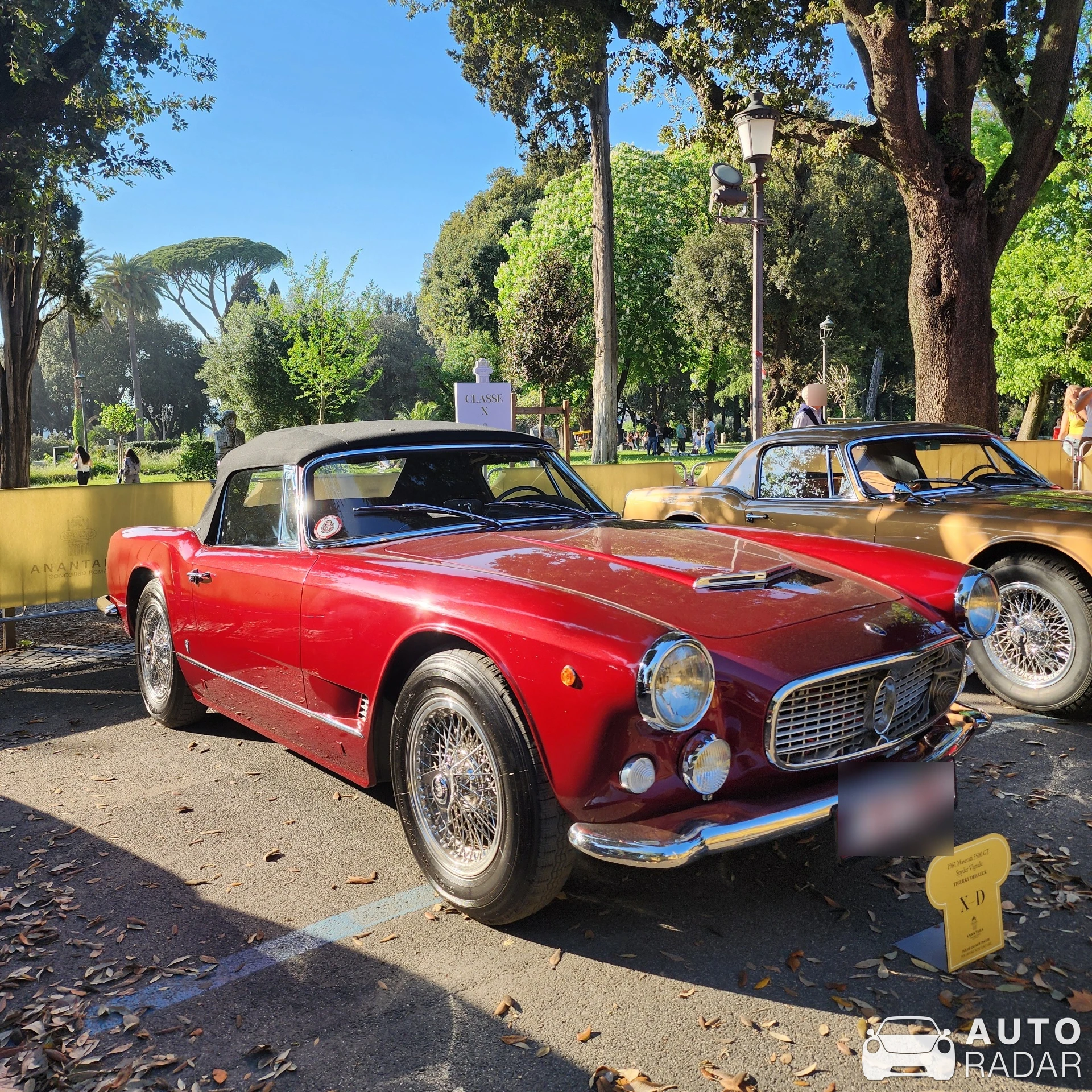 Maserati 3500GT Vignale Spider spotted in Roma