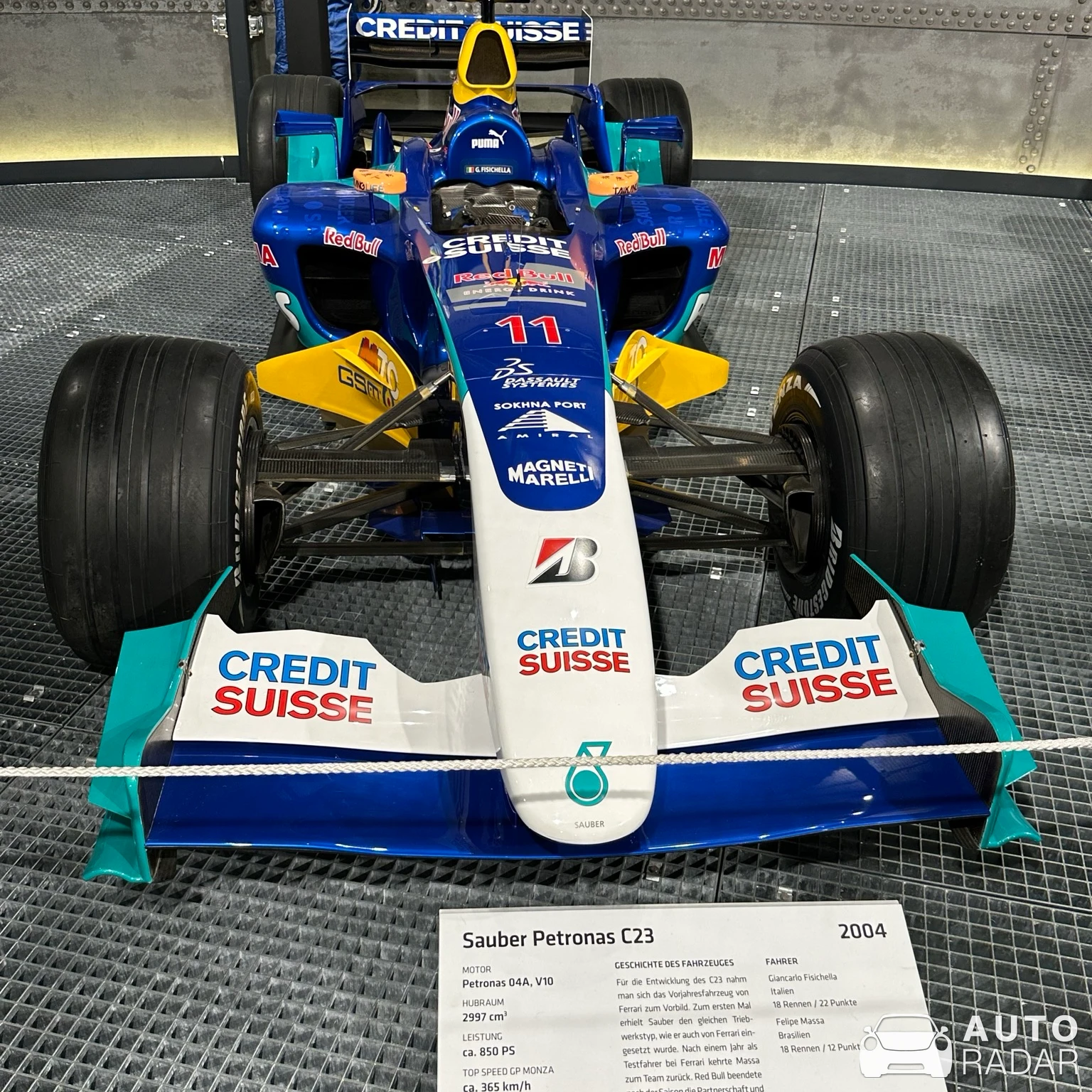 Sauber C23 spotted in Romanshorn
