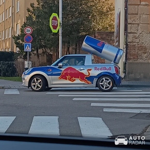 Mini Cooper Red Bull spotted in Okres Znojmo, Czechia