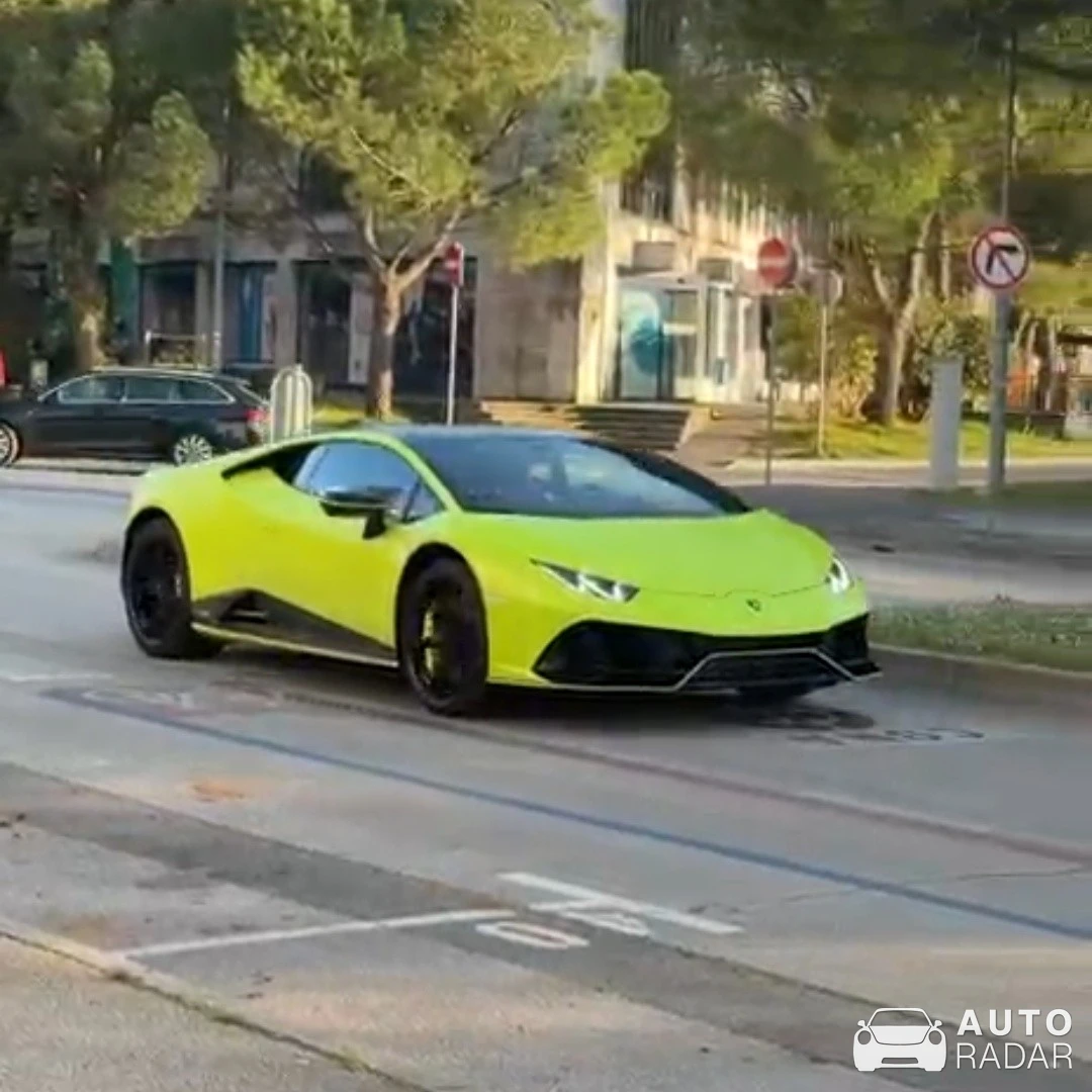 Lamborghini Huracán LP640-4 EVO Fluo Capsule spotted in Piran